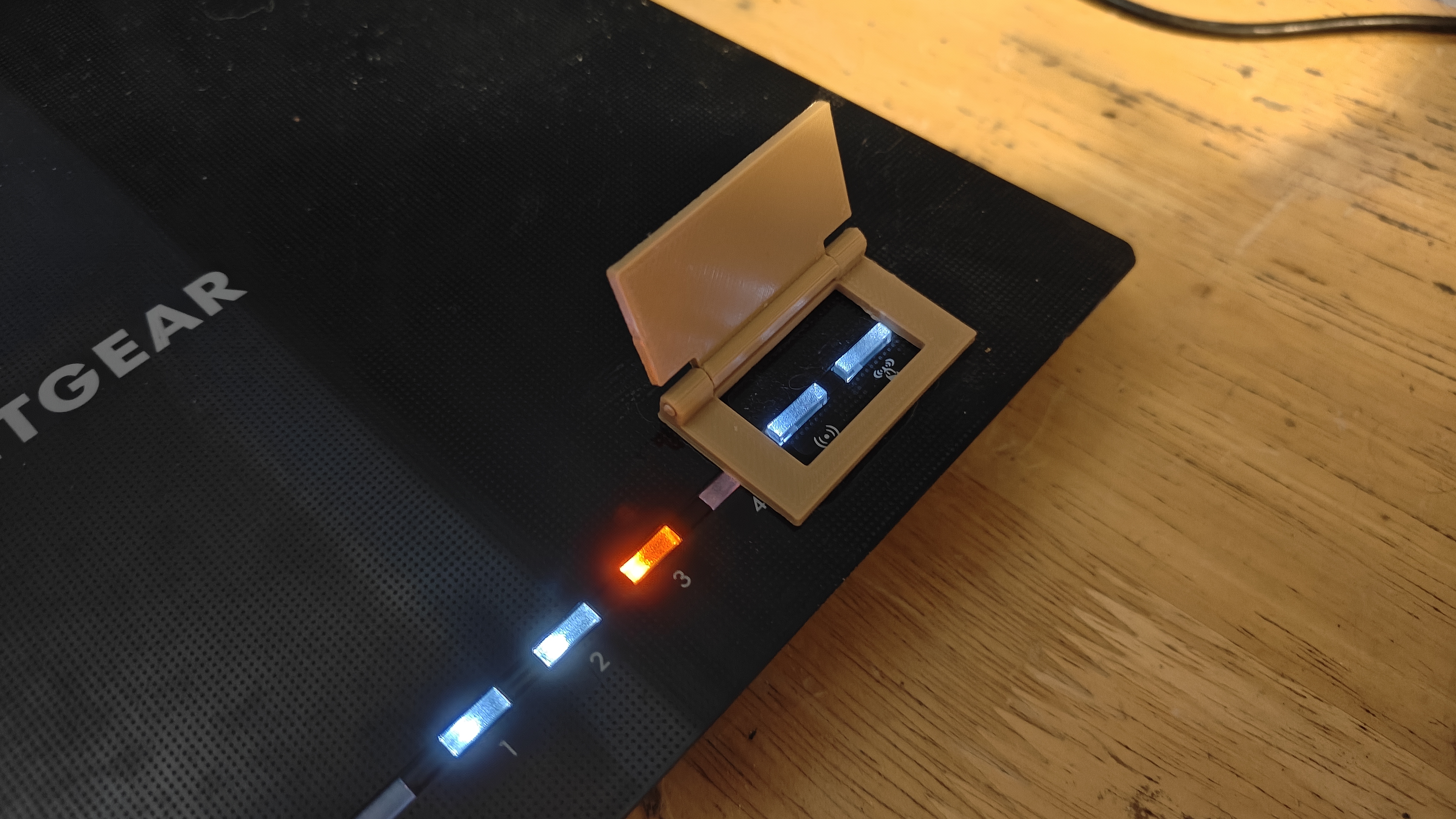 Widened (26mm Inside Width) Button Cover For Netgear Nighthawk Router.