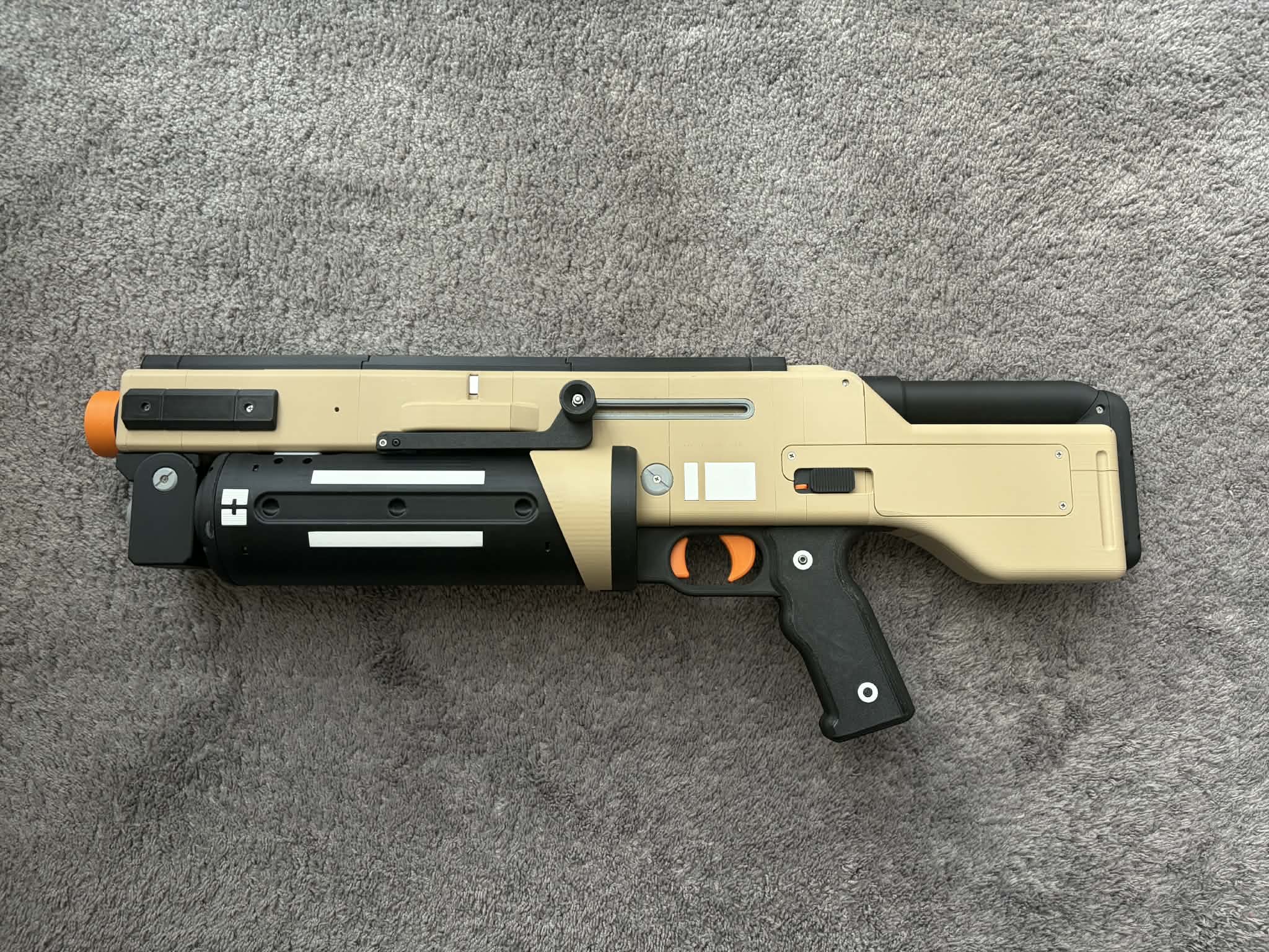 Widowaxe (Nerf blaster mod from Sillybutts' Battle Axe)