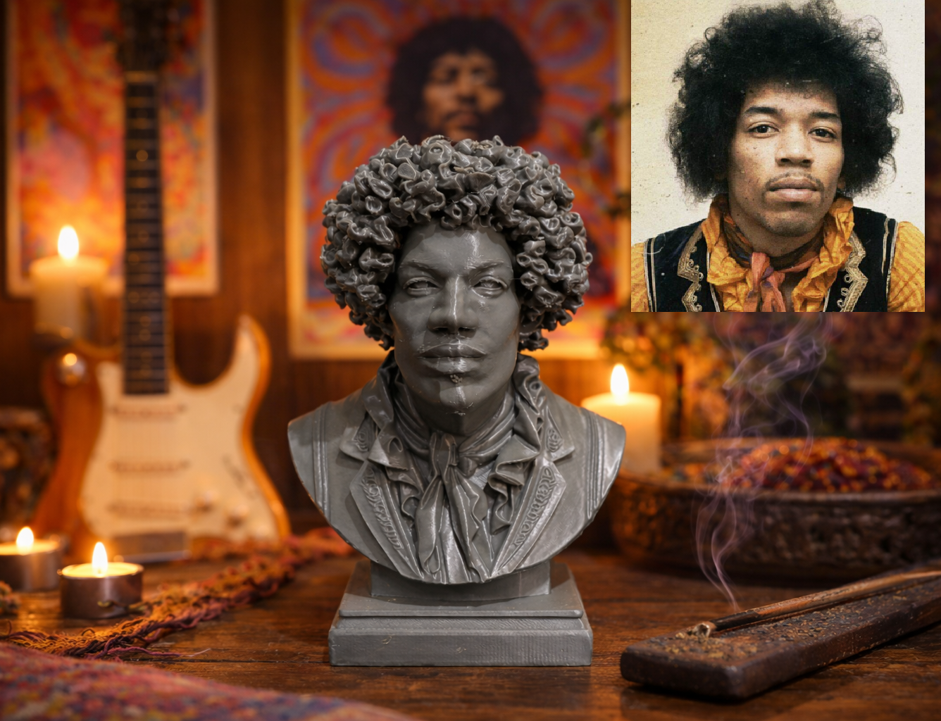 Jimi (Johnny Marshall) Hendrix – Bust
