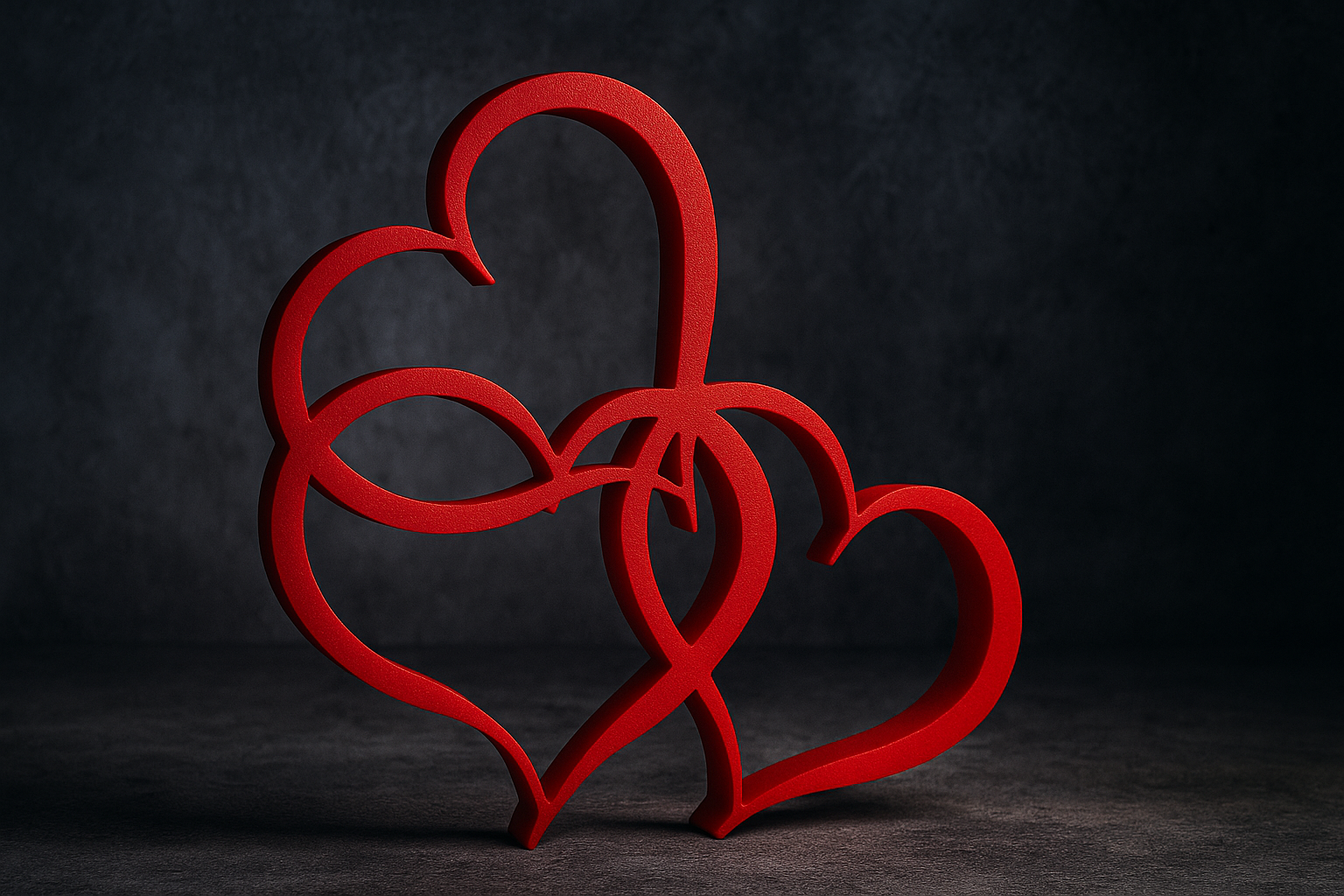Three Valentine's Hearts