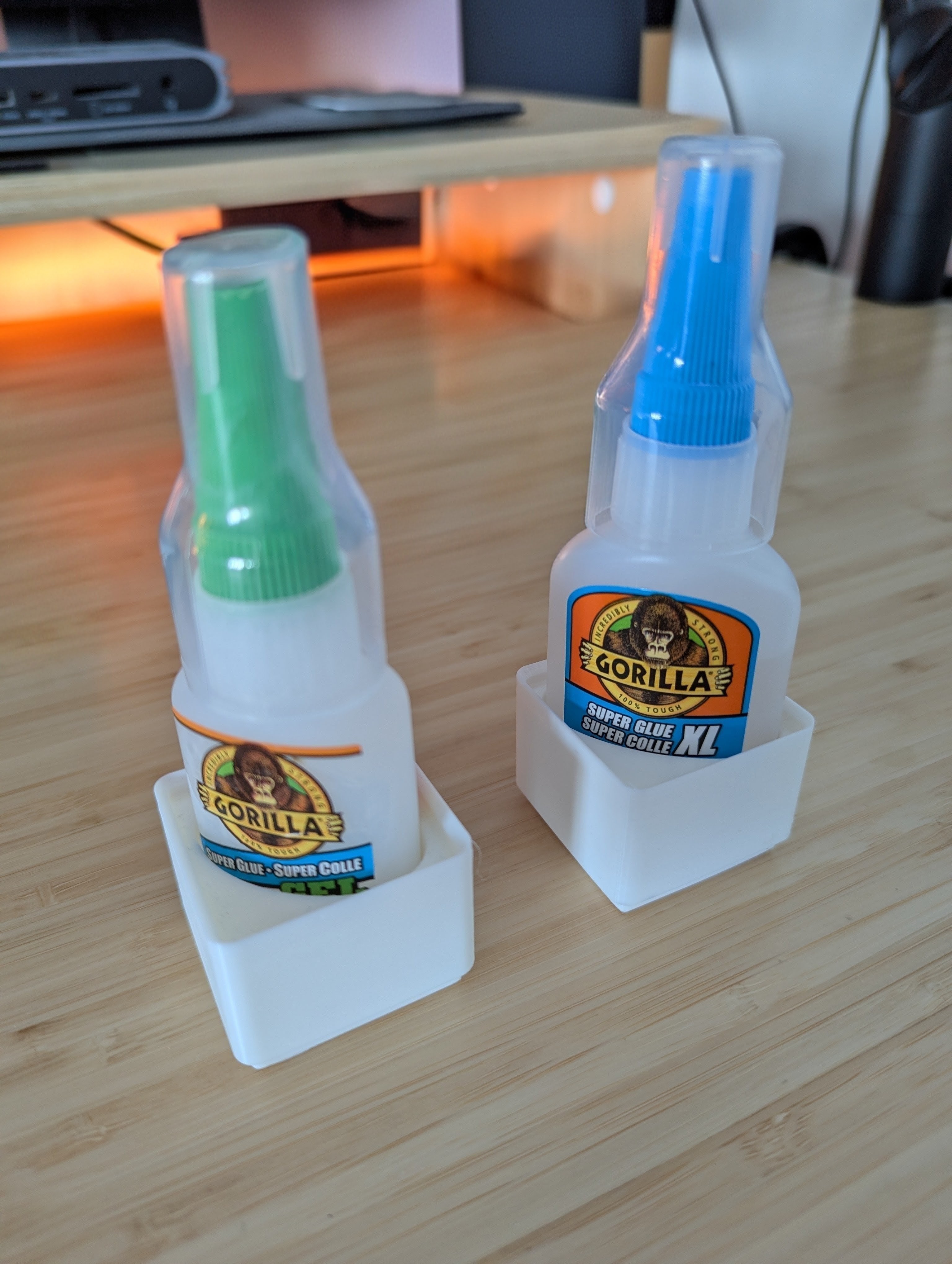 Gridfinity Bins for Gorilla Super Glue 3D model
