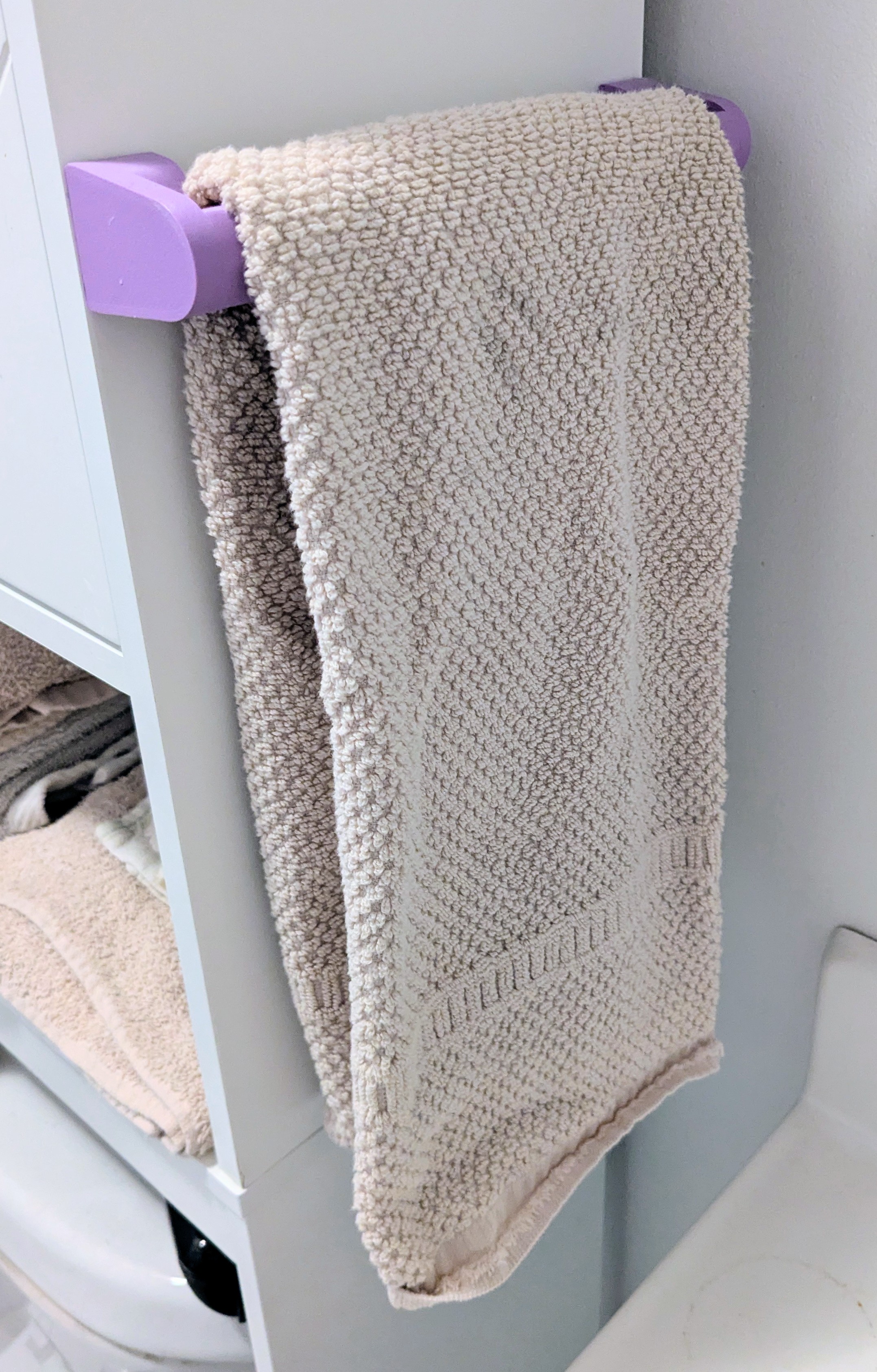 Towel hanger brackets