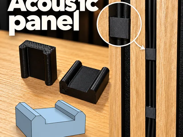 Acoustic panel clip