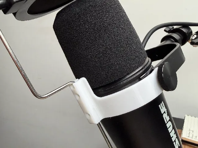 Shure MV7X pop filter holder