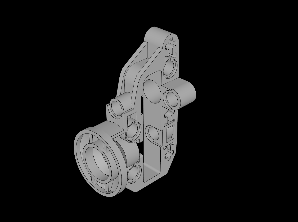 Lego Compatible (92908.dat) Technic Steering Portal Axle Frame