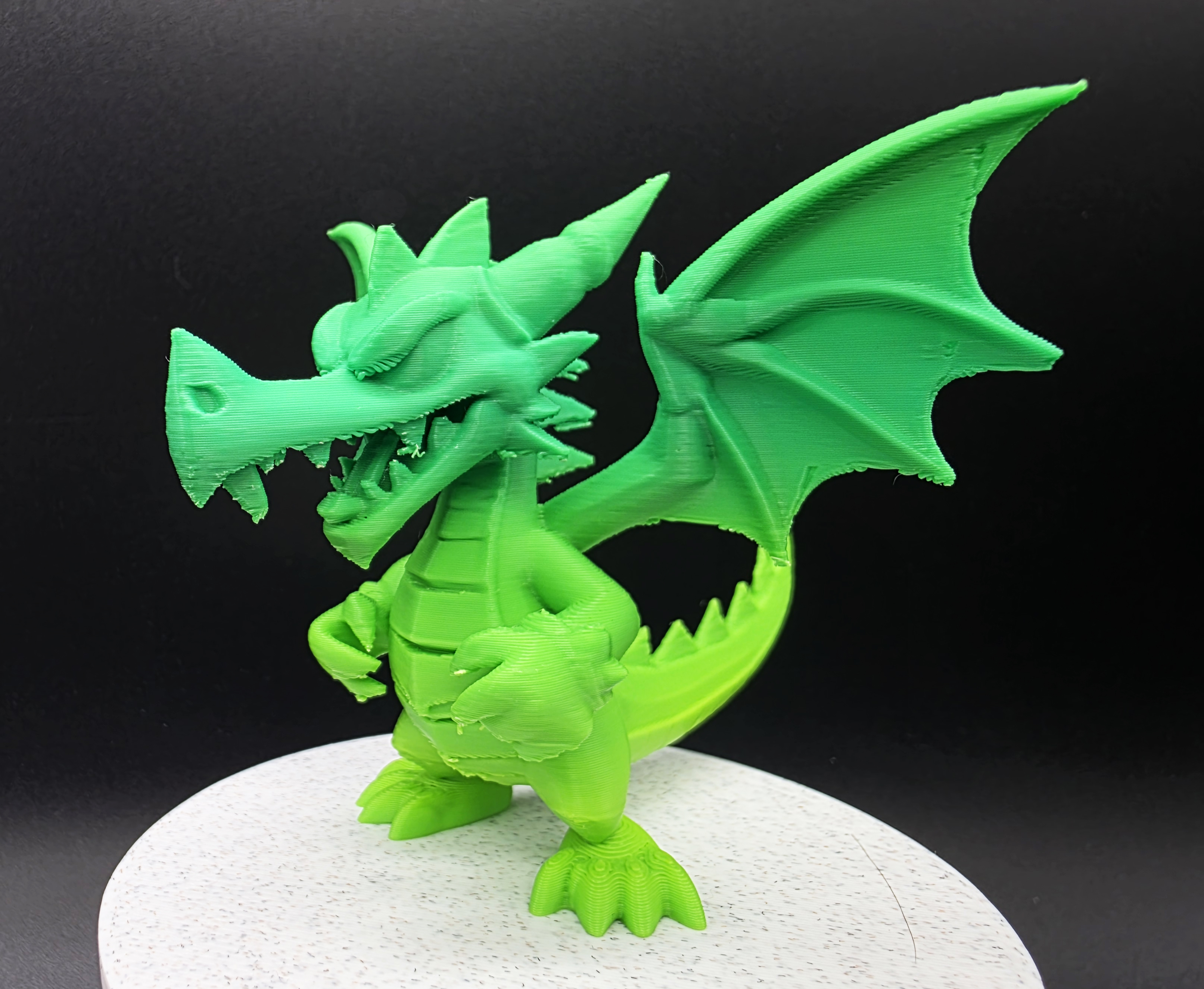 Cartoon Dragon Villain Figure
