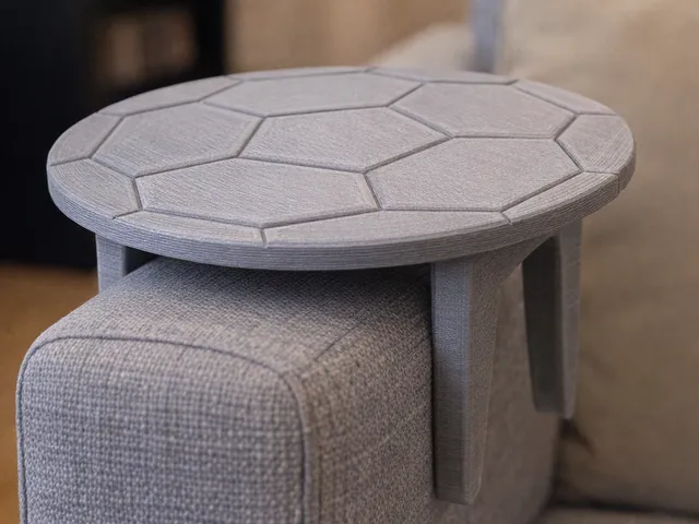 Soccer Ball Arm Rest Table Plate — Living Room Companion