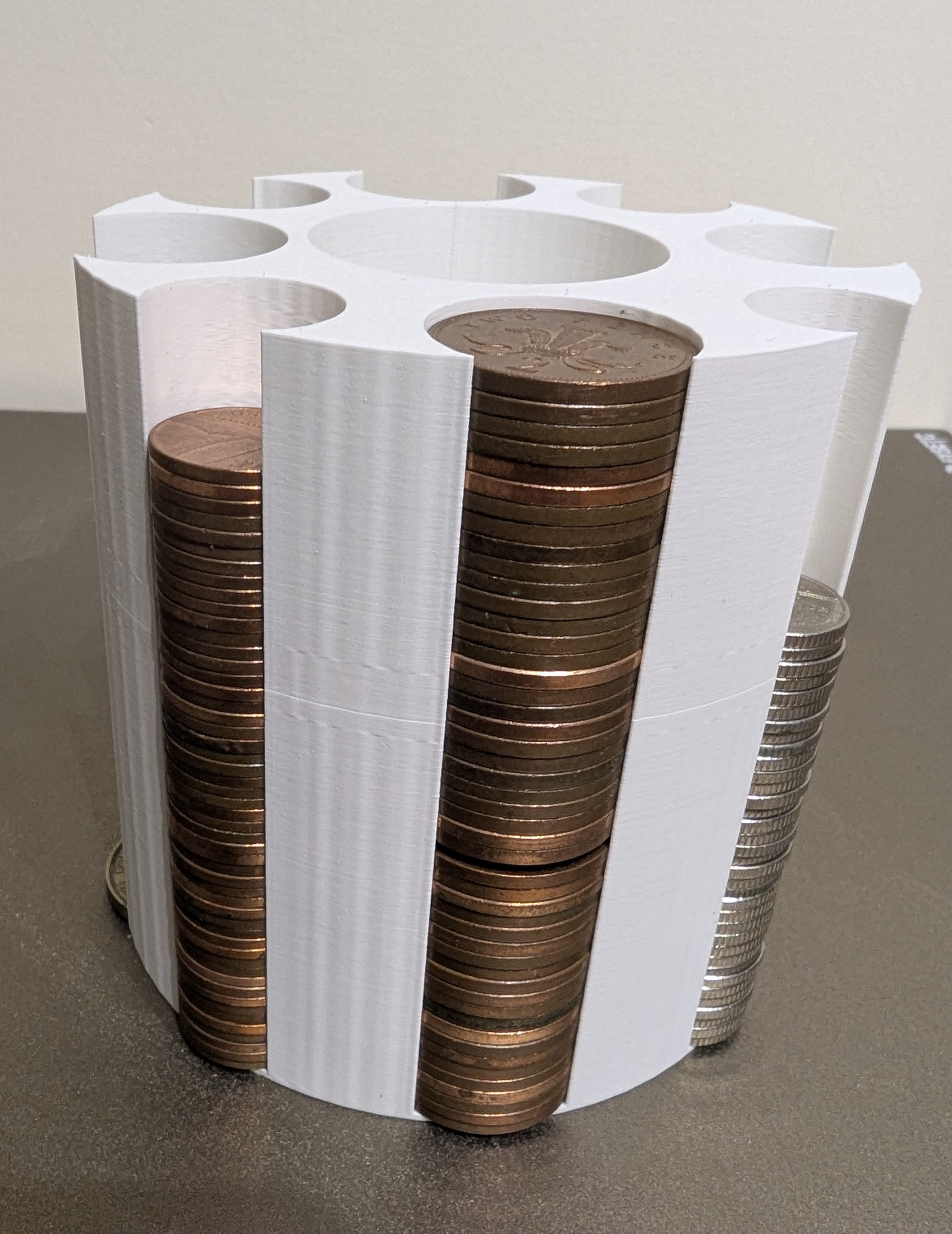 Customisable coin sorter all currencies