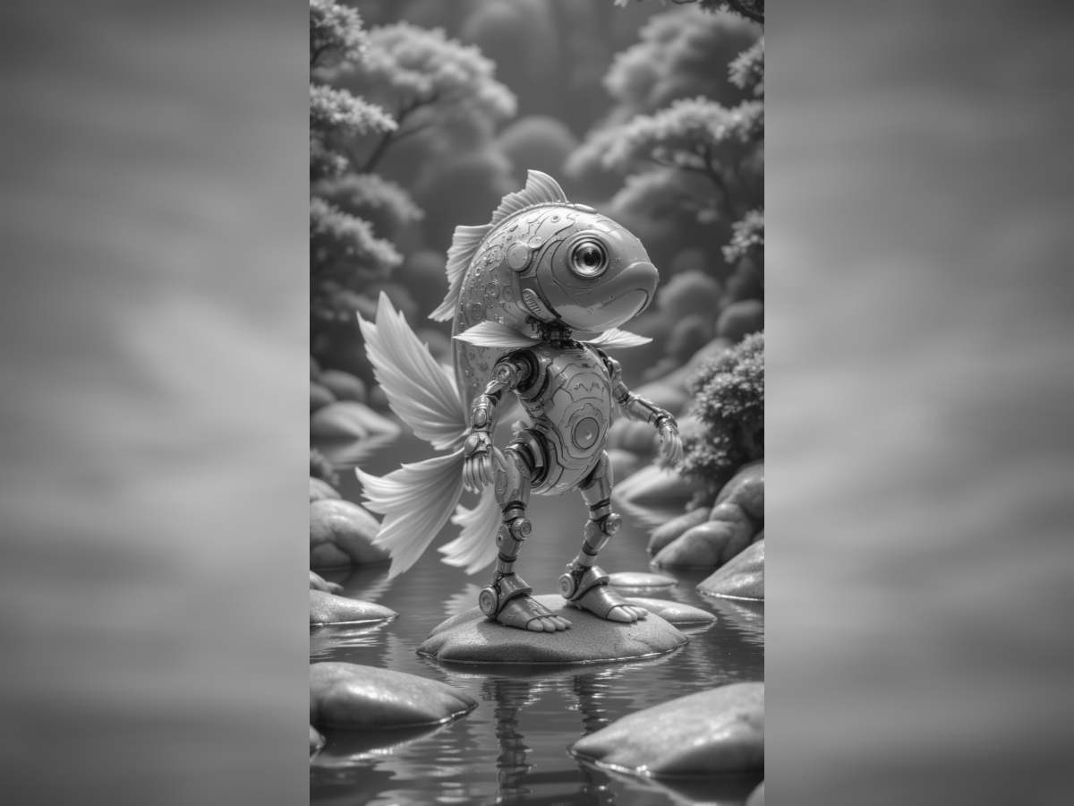 Bionic Fish Hueforge
