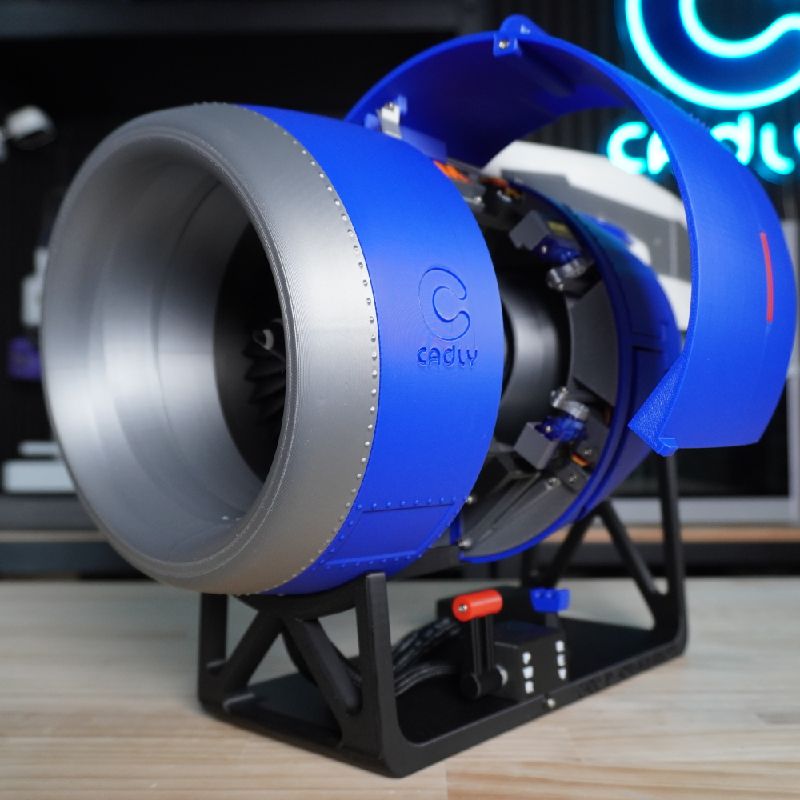 Electric Turbo Fan Model with Pivoting-Door Thrust Reversing by CADLY ...