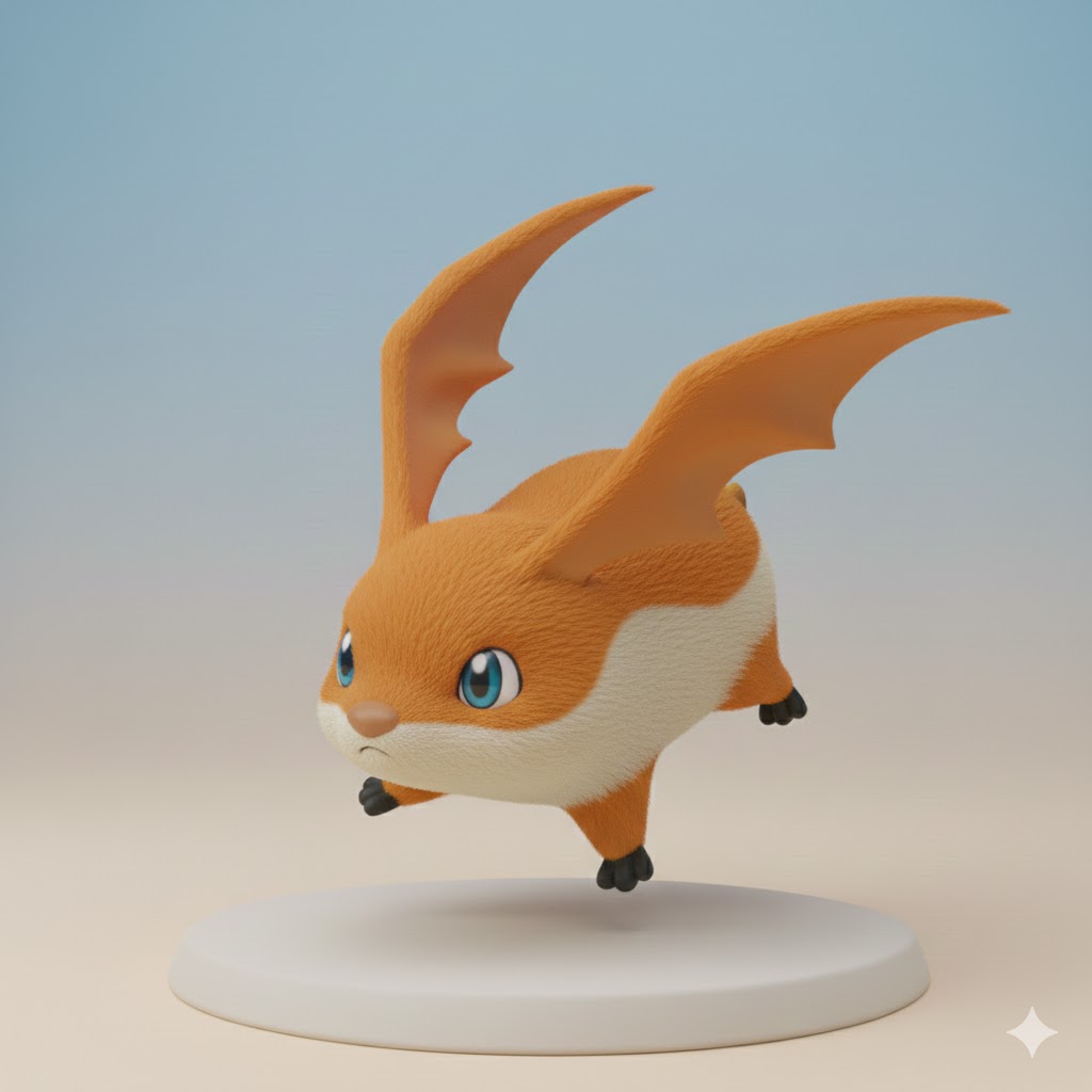 Patamon Digimon Creature Model