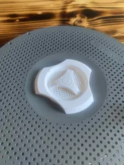 silica core and cap with simple holes