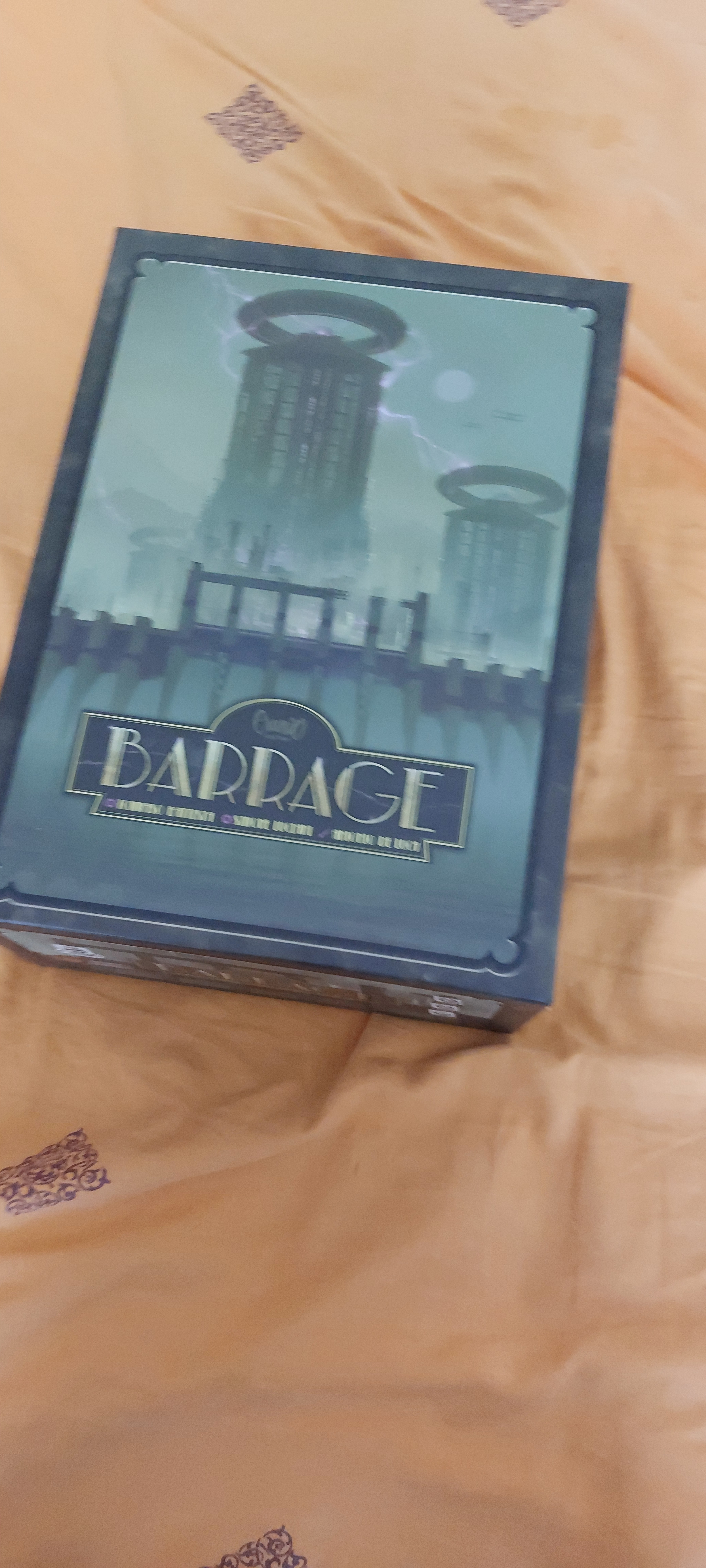 Barrage board game insert with all extensions
