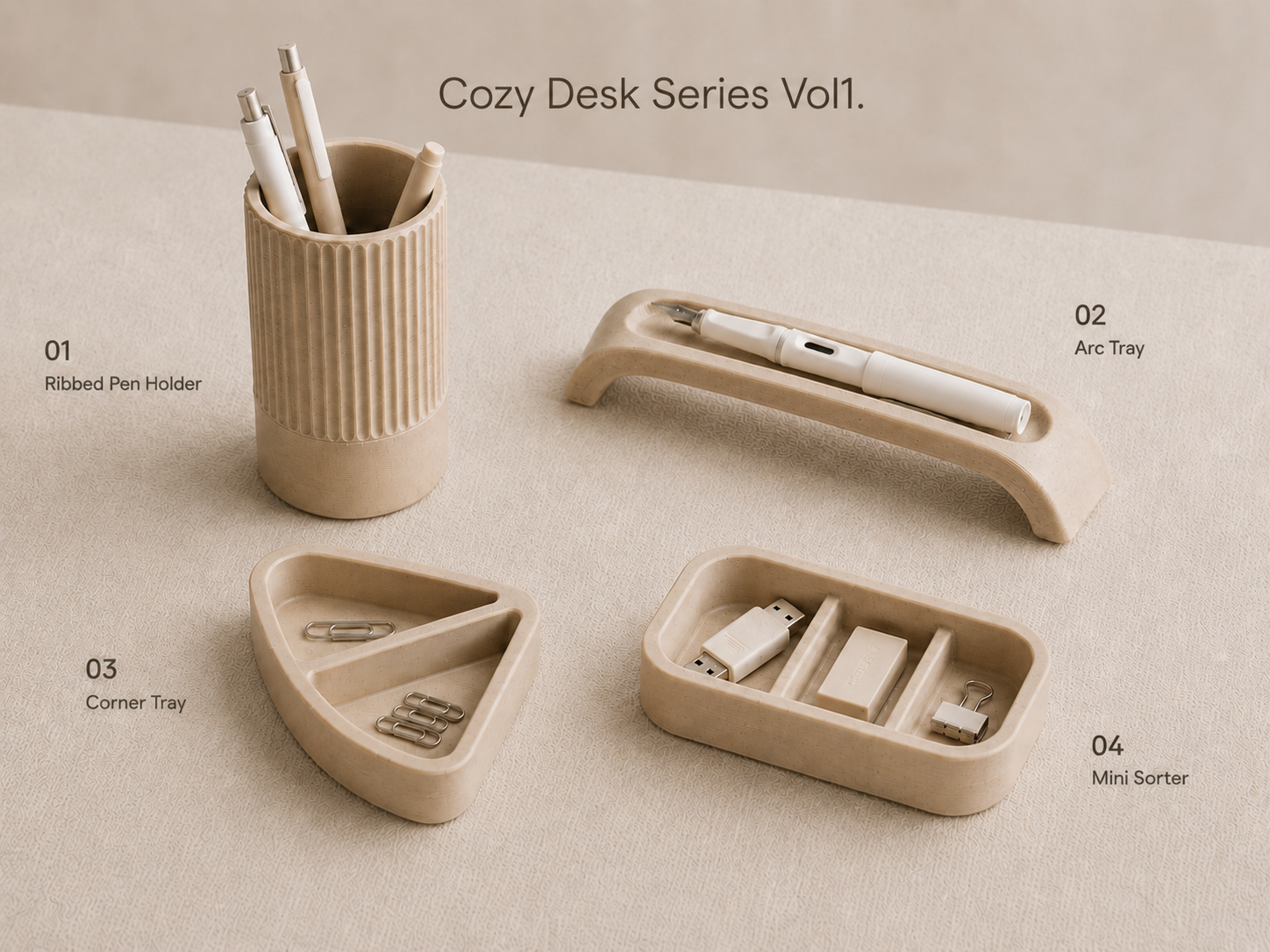 Desk Organizer - Cozy Desk Series Vol 1
