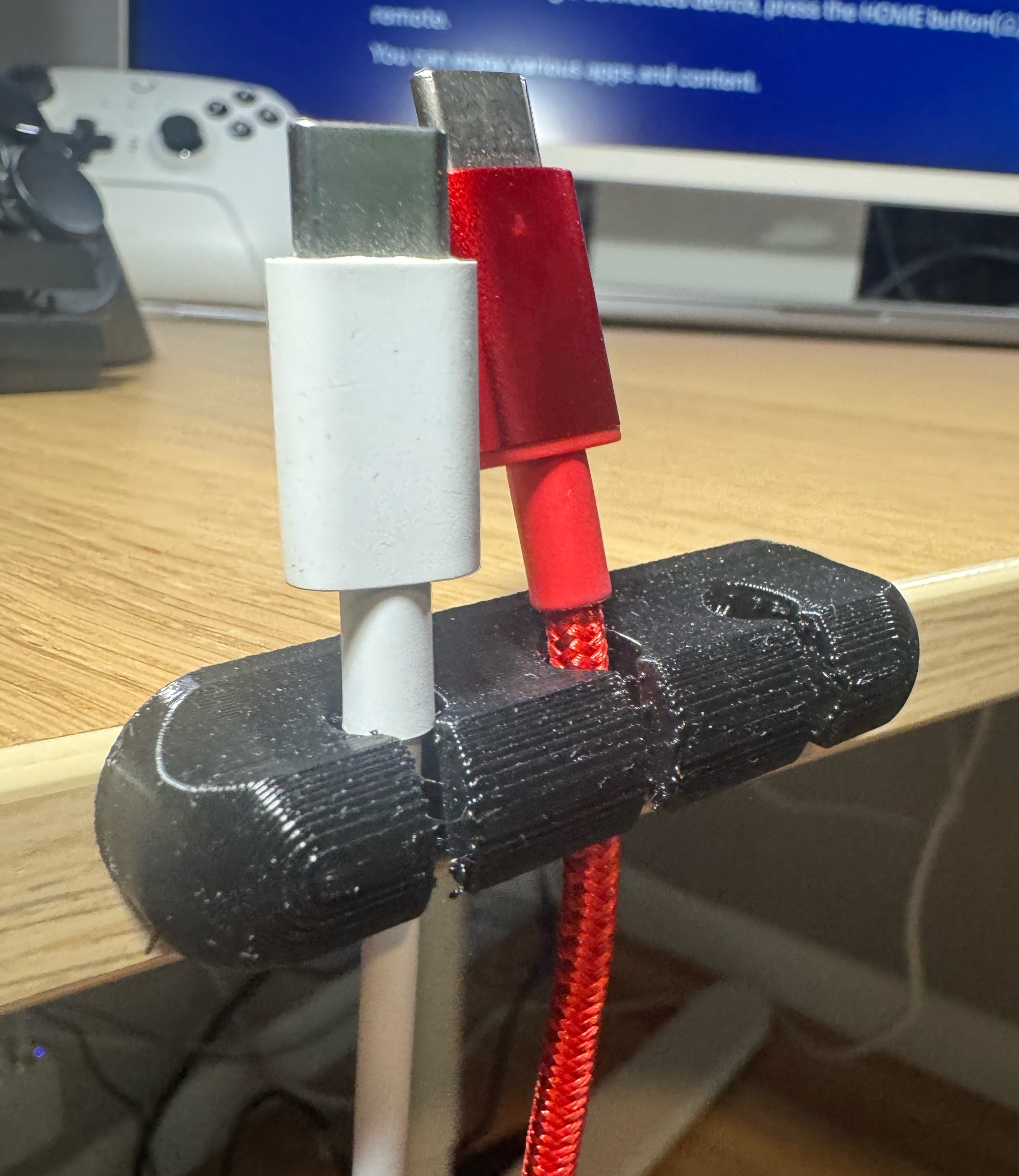 Miniatura 2 do modelo 3D Parametric Cable Organizer