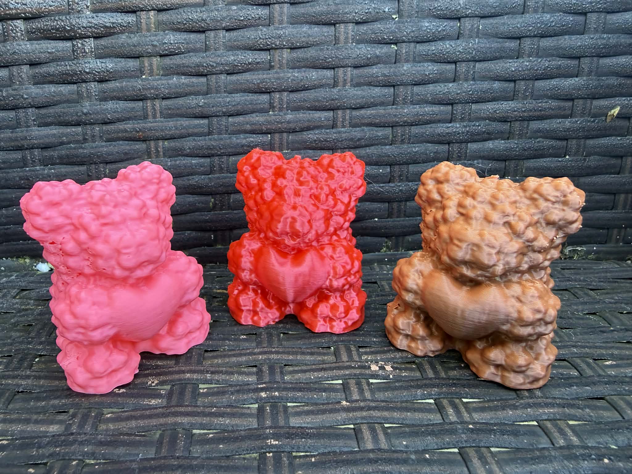 Teddy bear with heart Women's Day