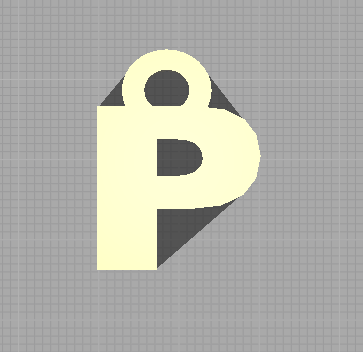 P Keychain
