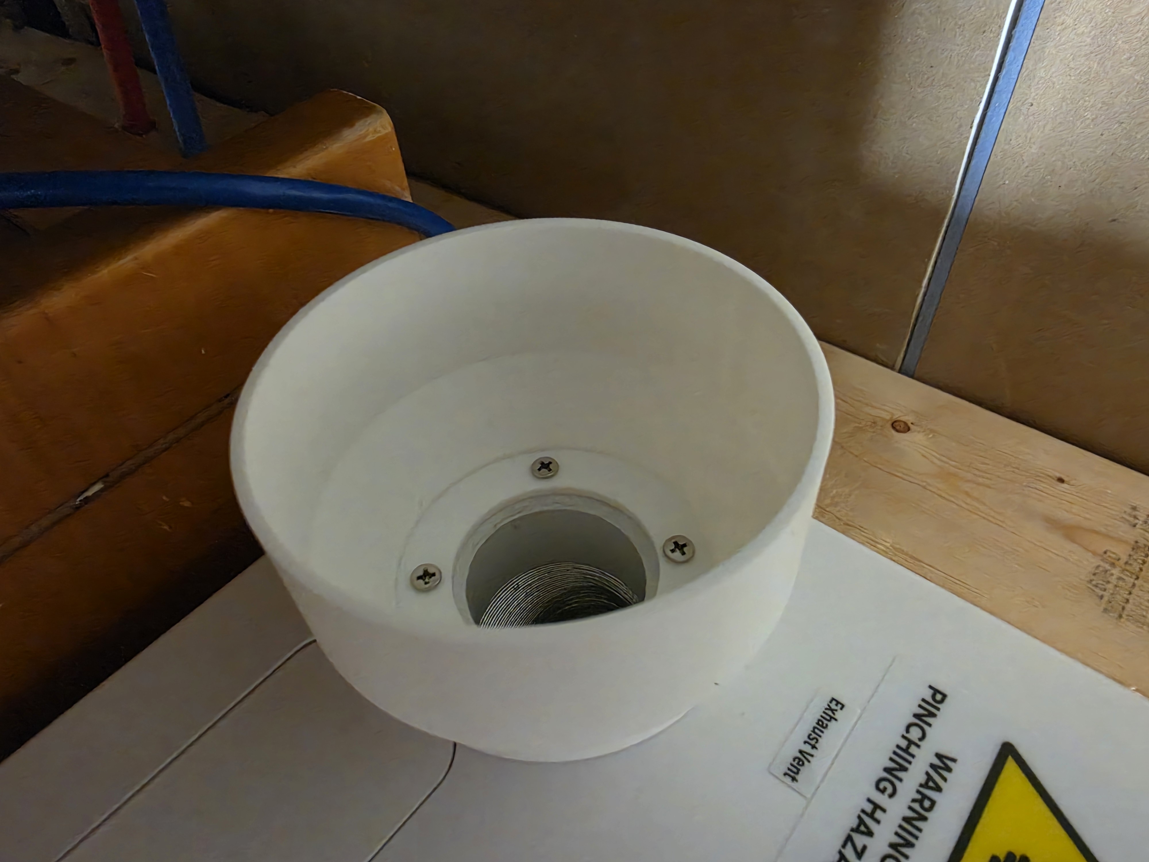 4 inch hose adapter for OMTech Polar Lite 55W laser cutter