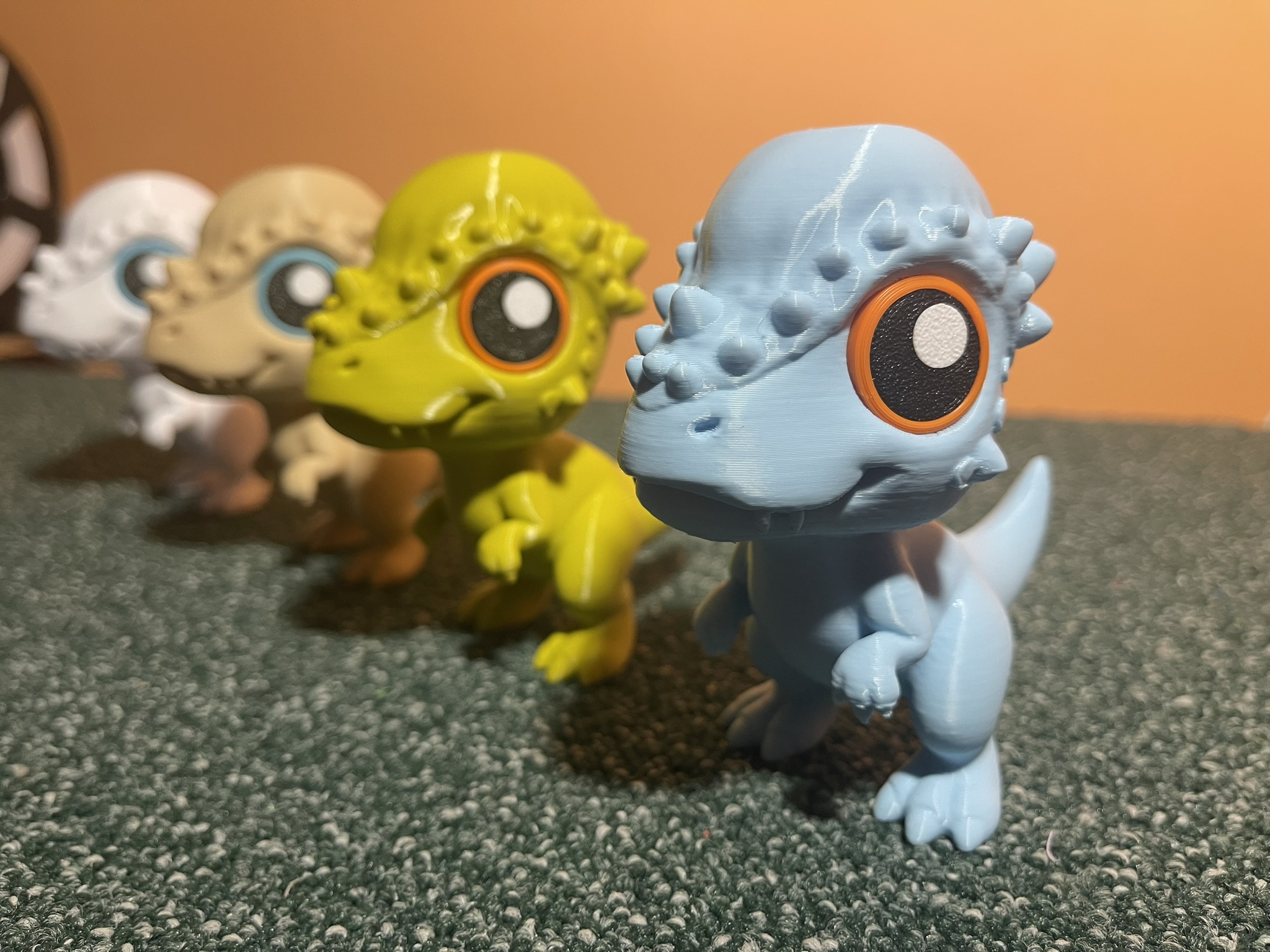 Cute Pachycephalosaurus "Pachy" – CARTOON EDITION (noAMS)