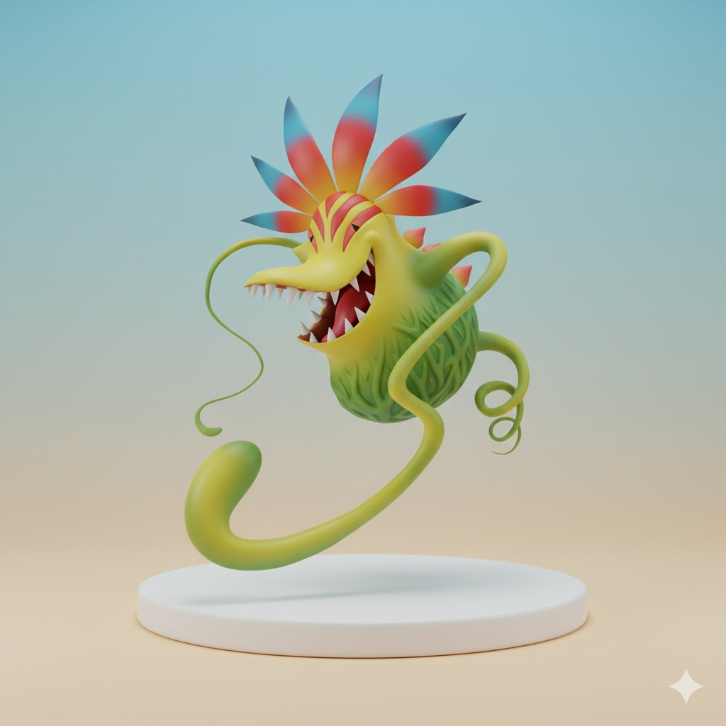 Vegimon Digimon Creature Model