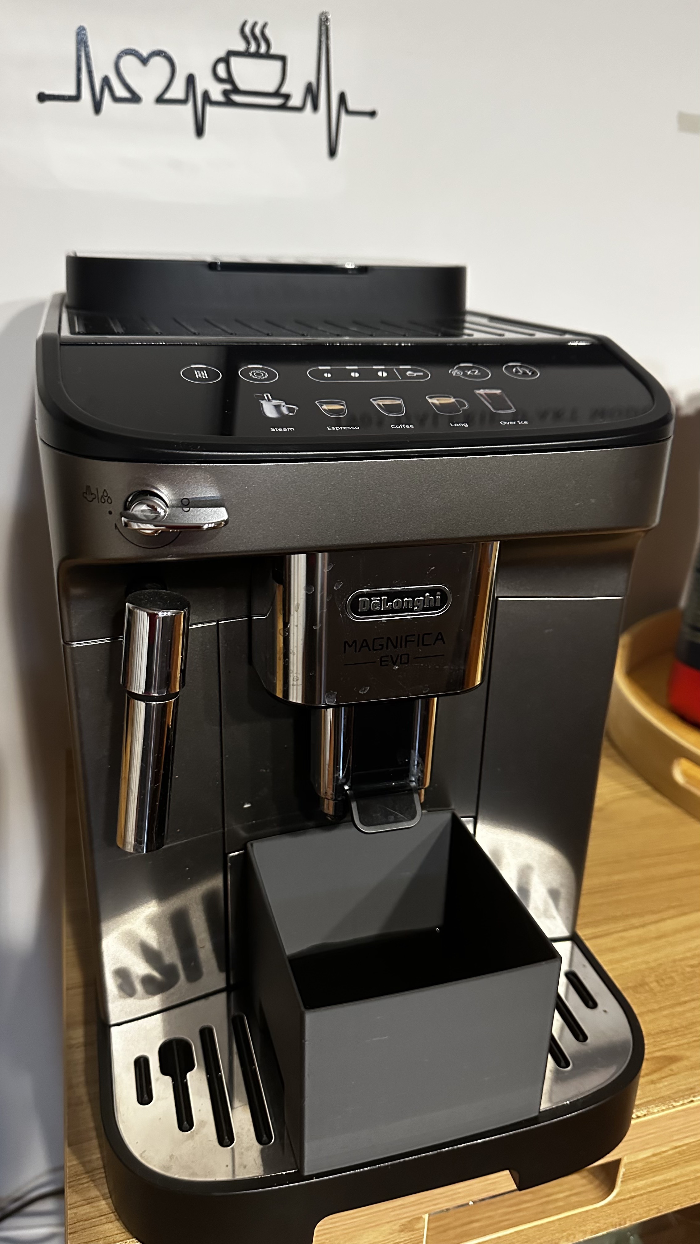 DeLonghi Magnifica Evo purge cup 3D model