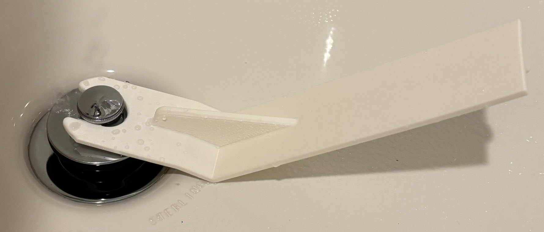 Bath Tub drain lever for kids