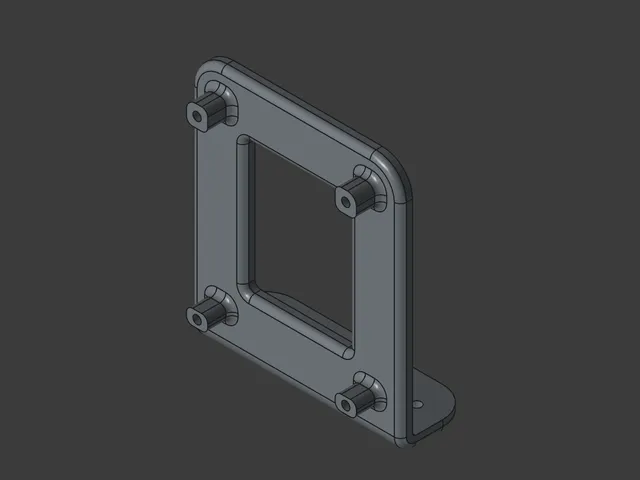 Yet another Raspberry Pi 4 + Heatsink mount