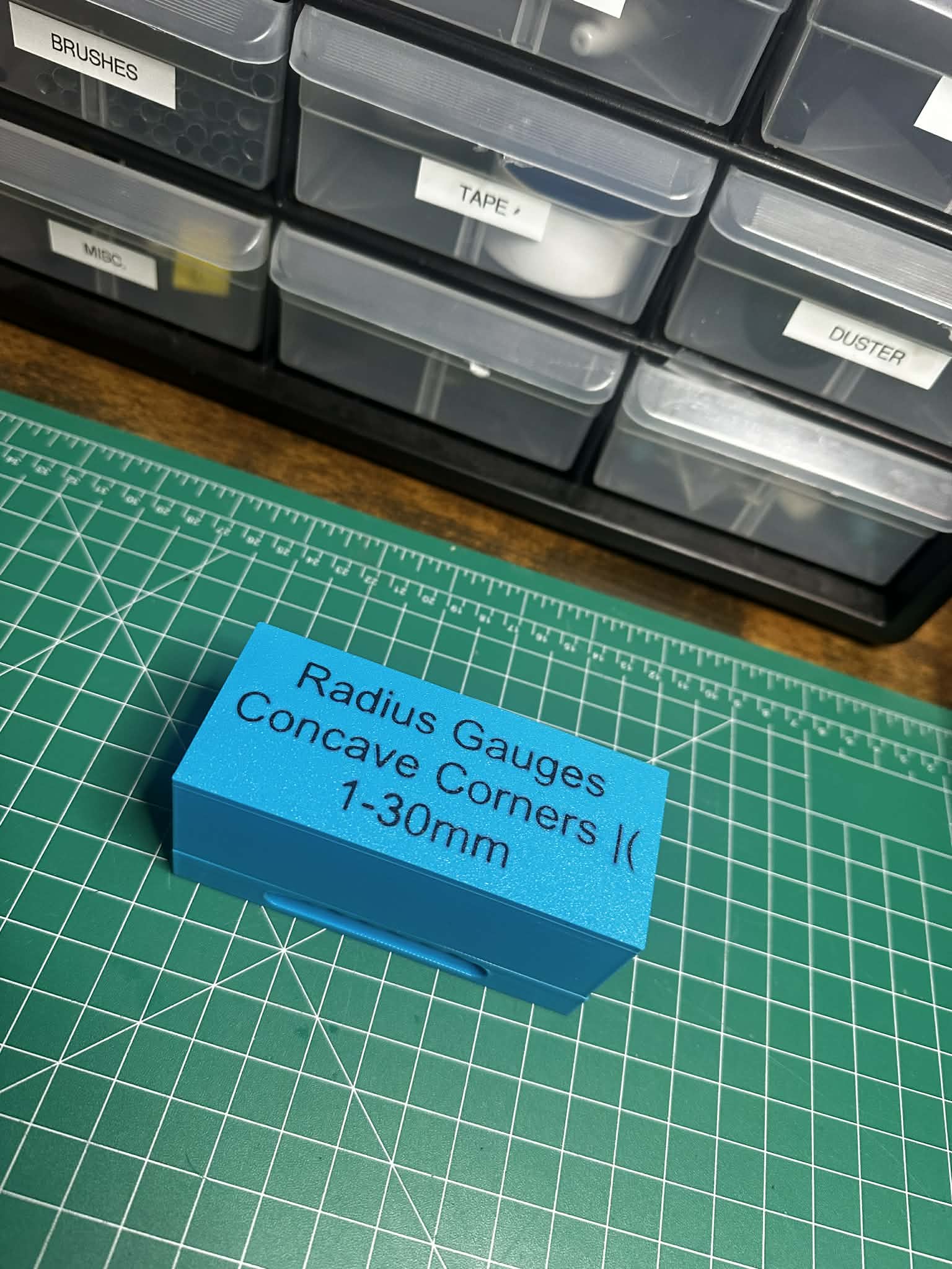 Radius Gauges with upgraded boxes