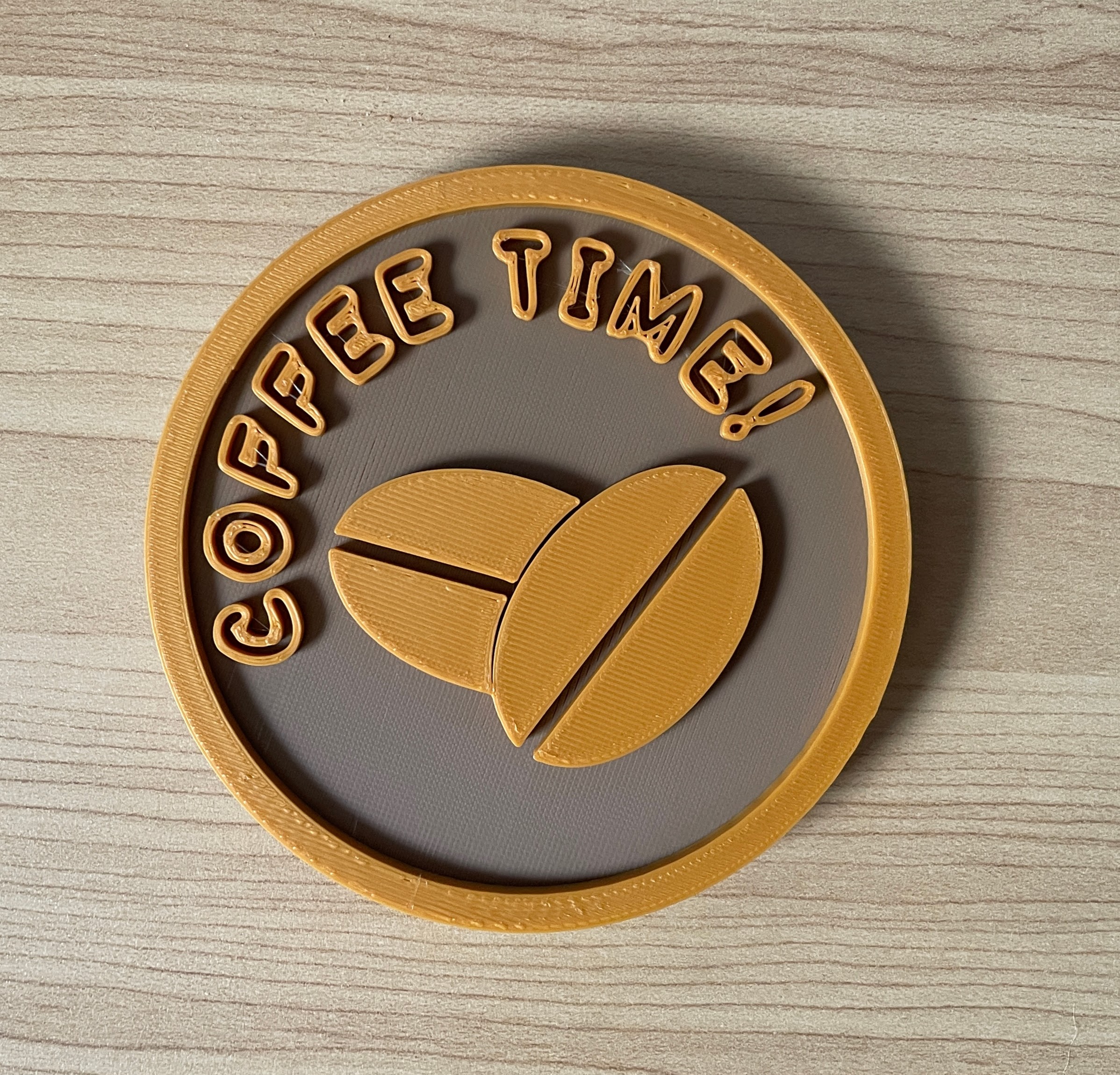 Coffee time coaster