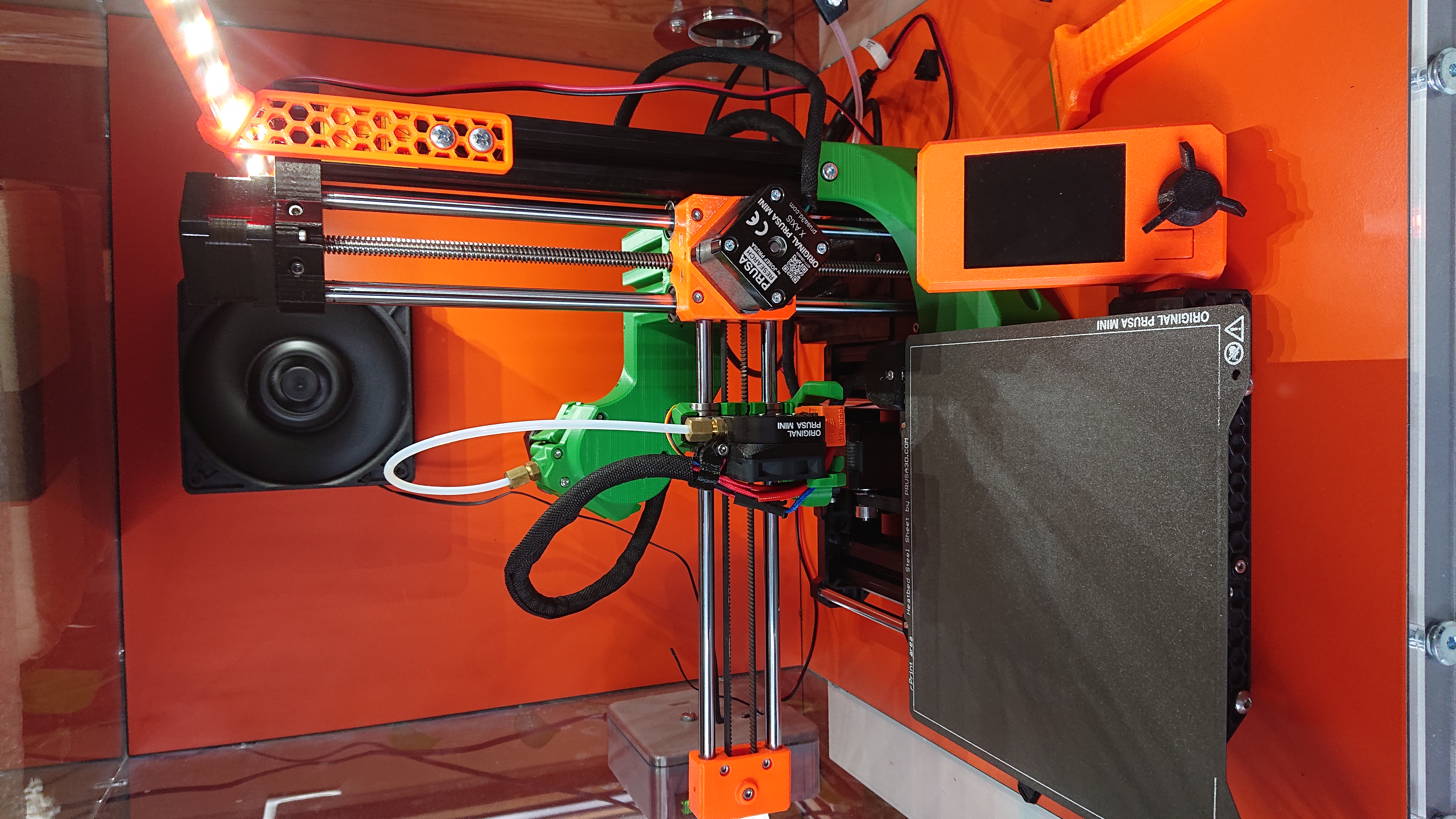 Prusa Mini - Almost Centered Extruder remixed