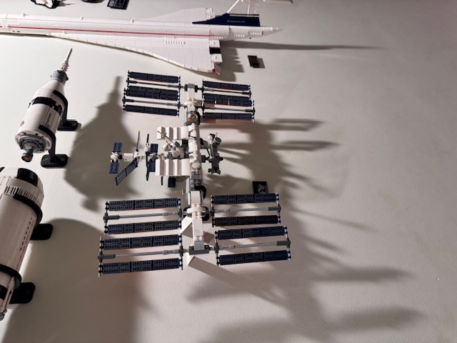 Lego Space Station wall mount