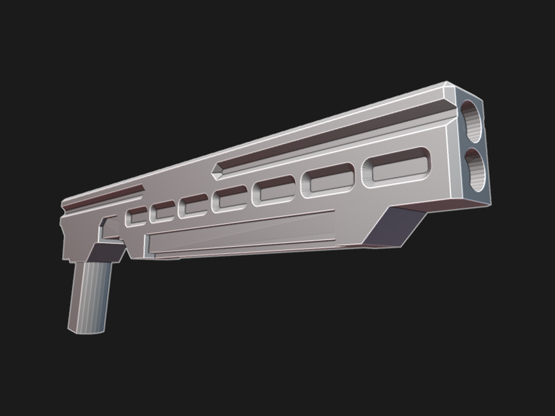 Supportless SCI-FI Shotgun for DUMMY 13