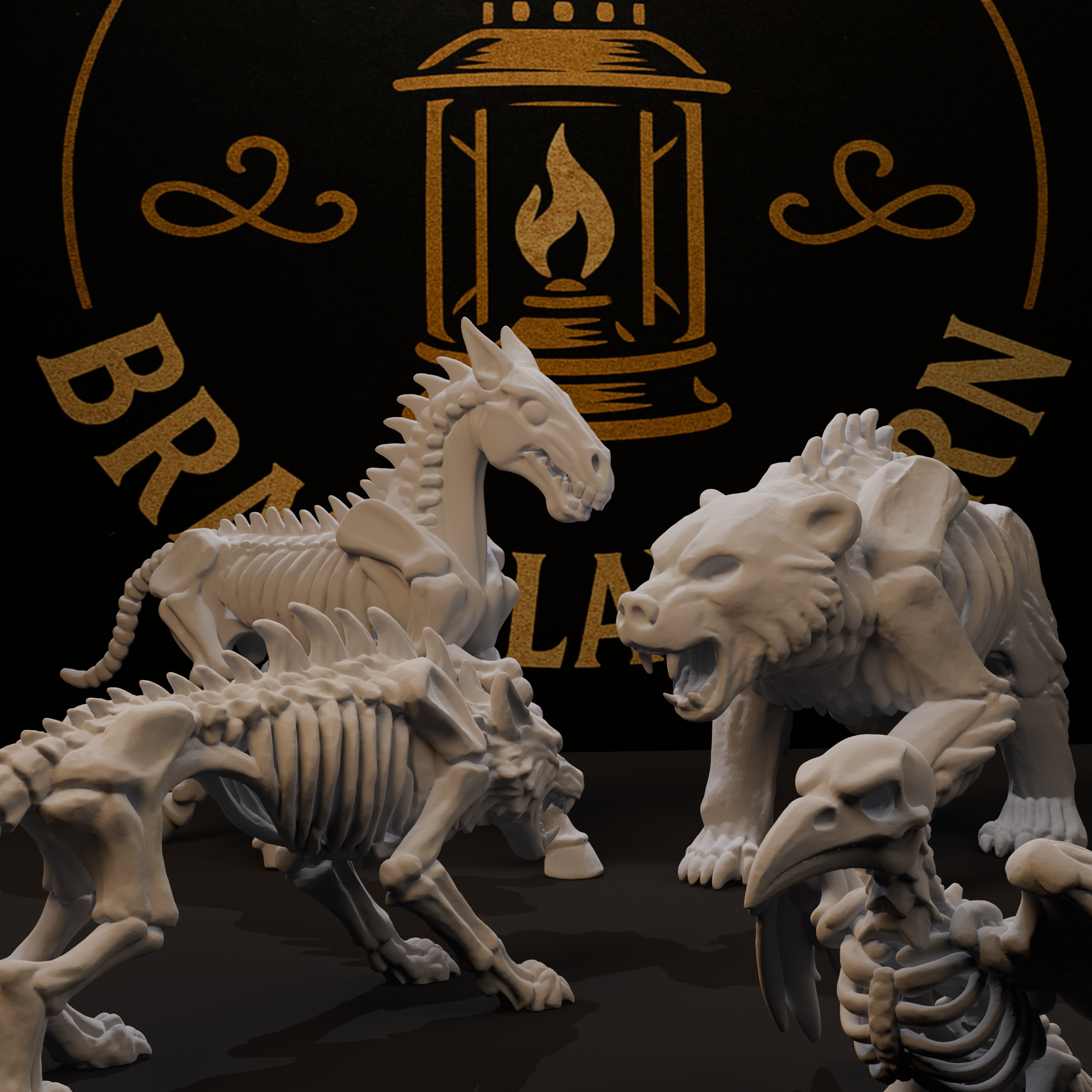 Necromancer's Familiars - Four Models
