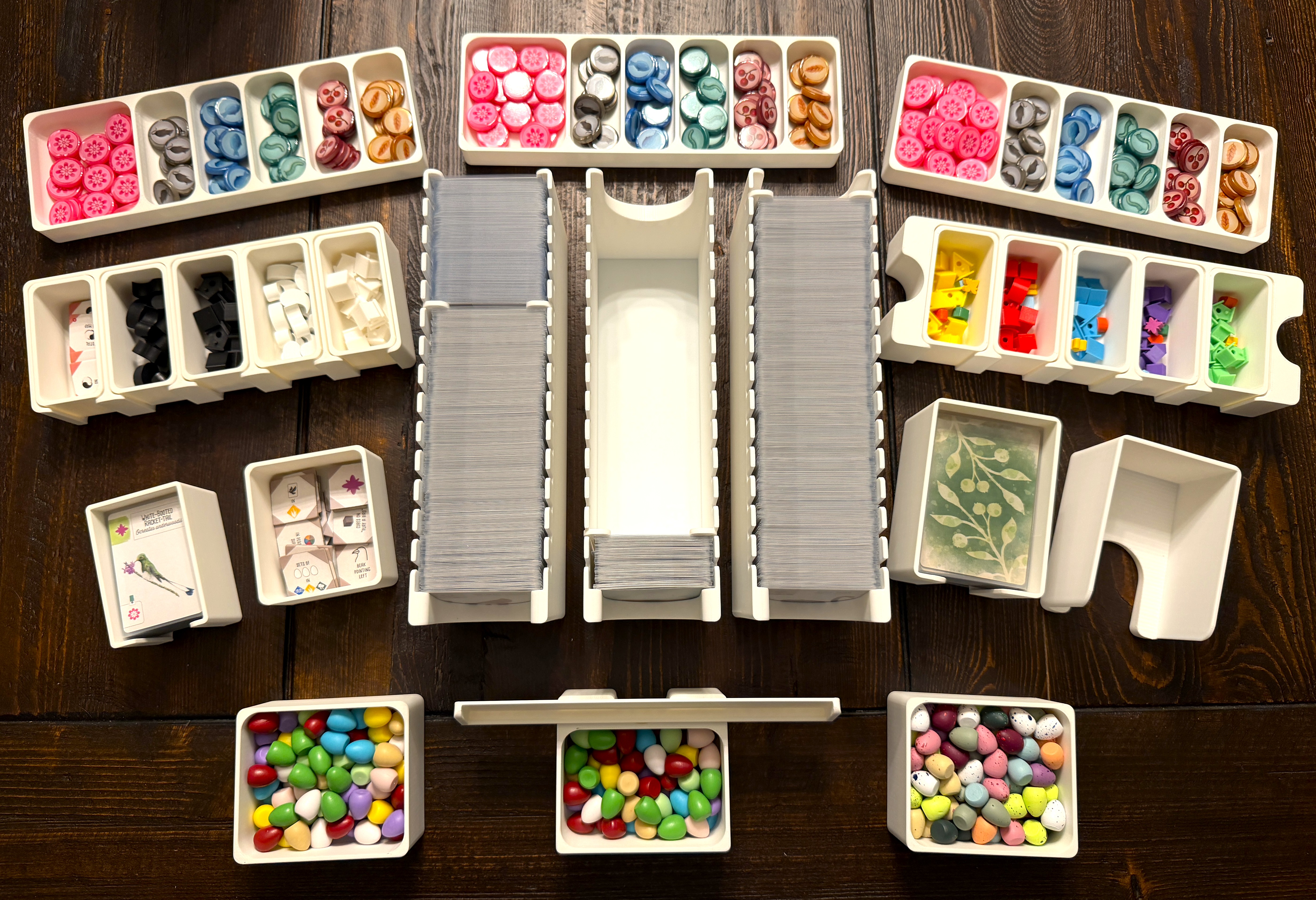 Wingspan Nesting Box Insert / Organizer - All Expansions (Updated Through the Americas Expansion)