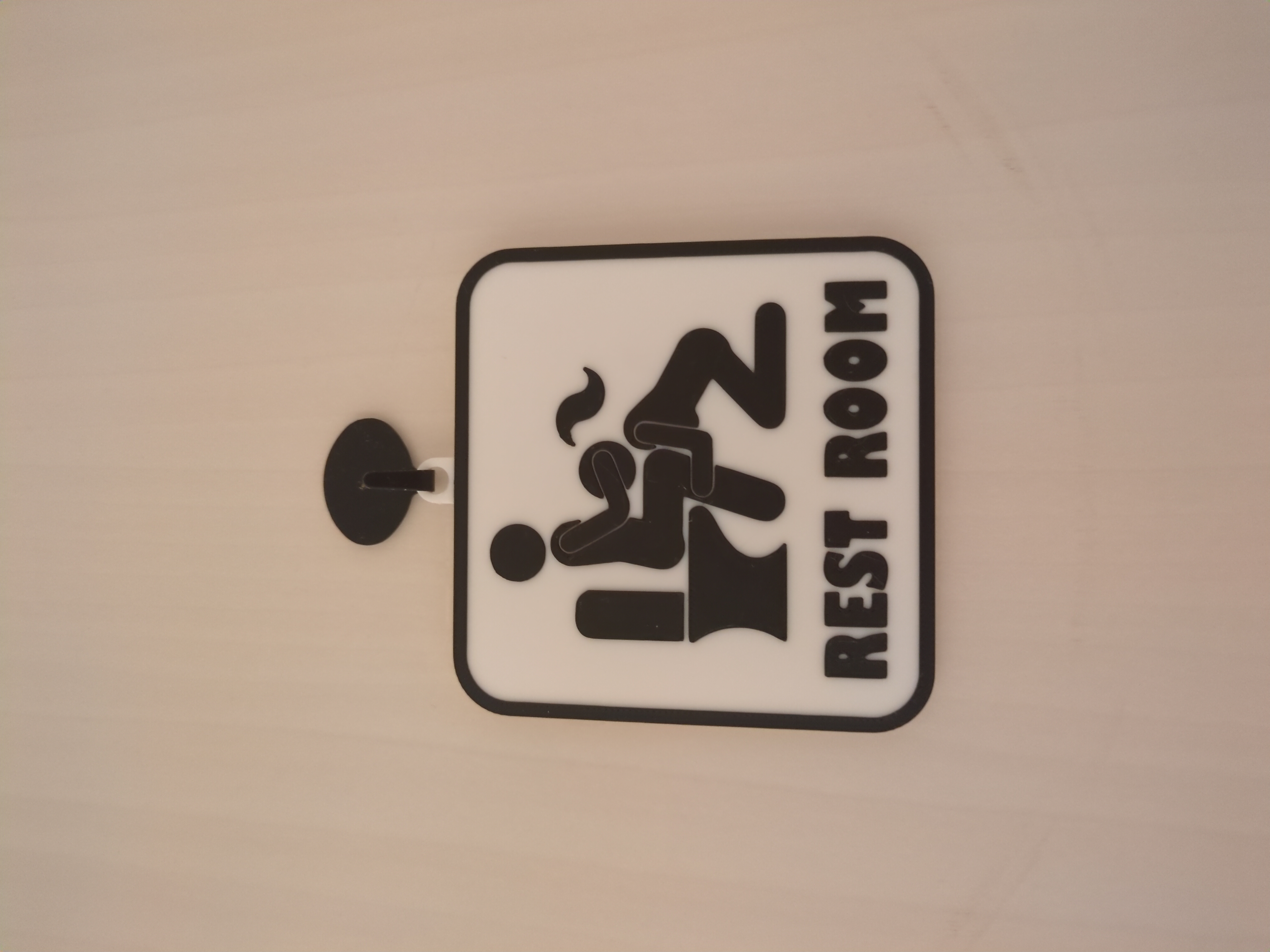 Restroom pictogram