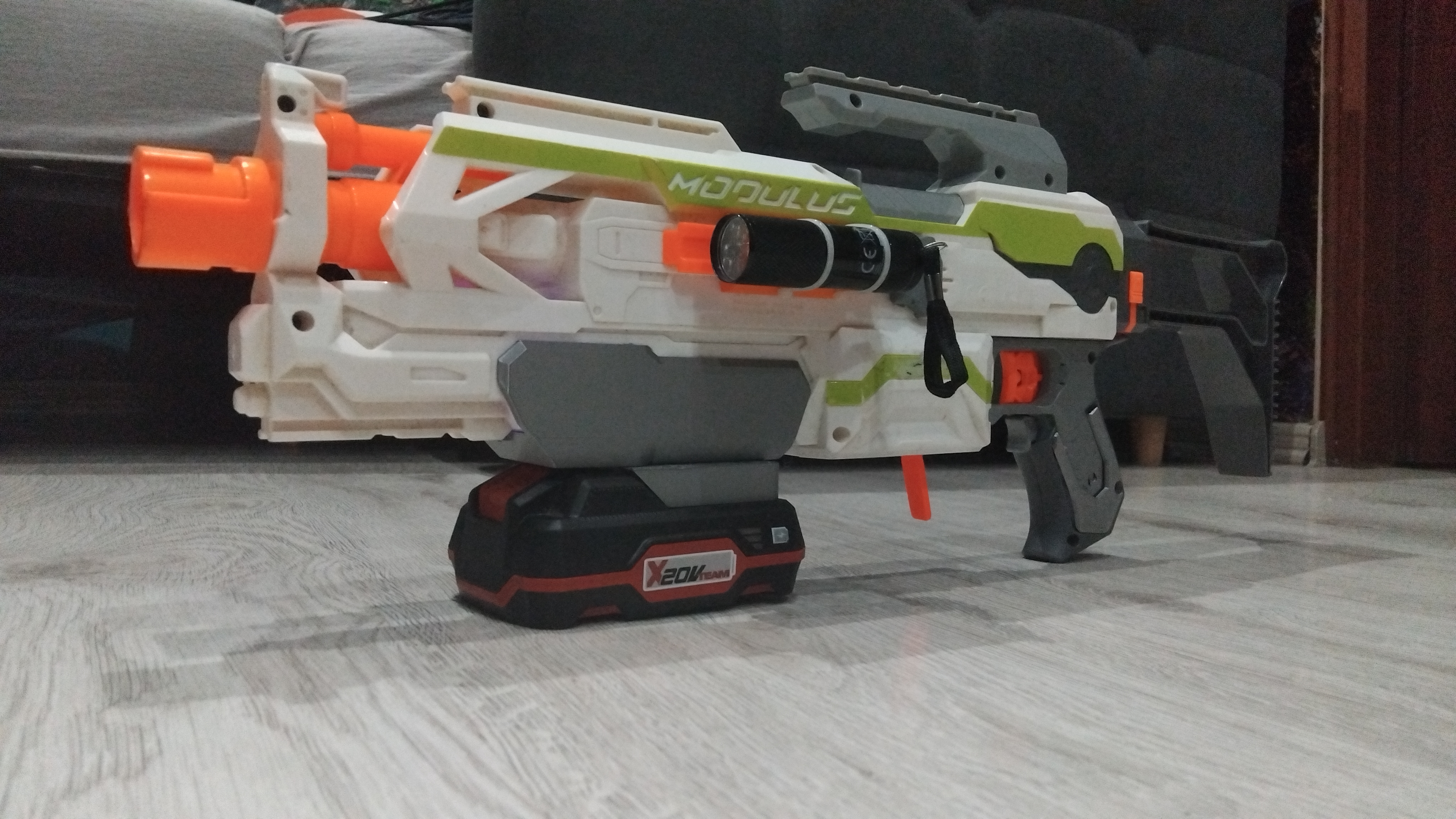 Nerf MODULUS ECS-10 Parkside battery