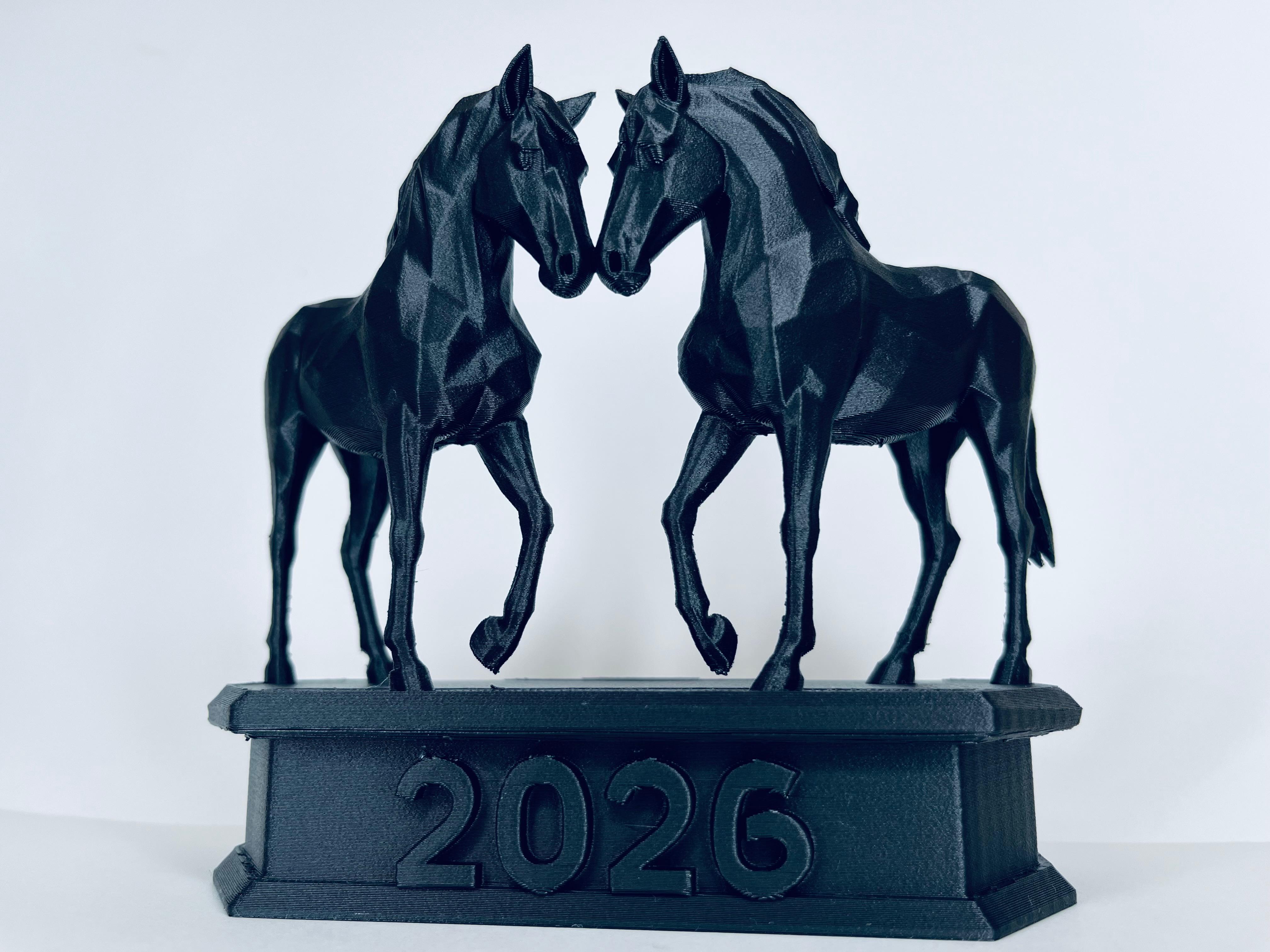 New year 2026 horse decor