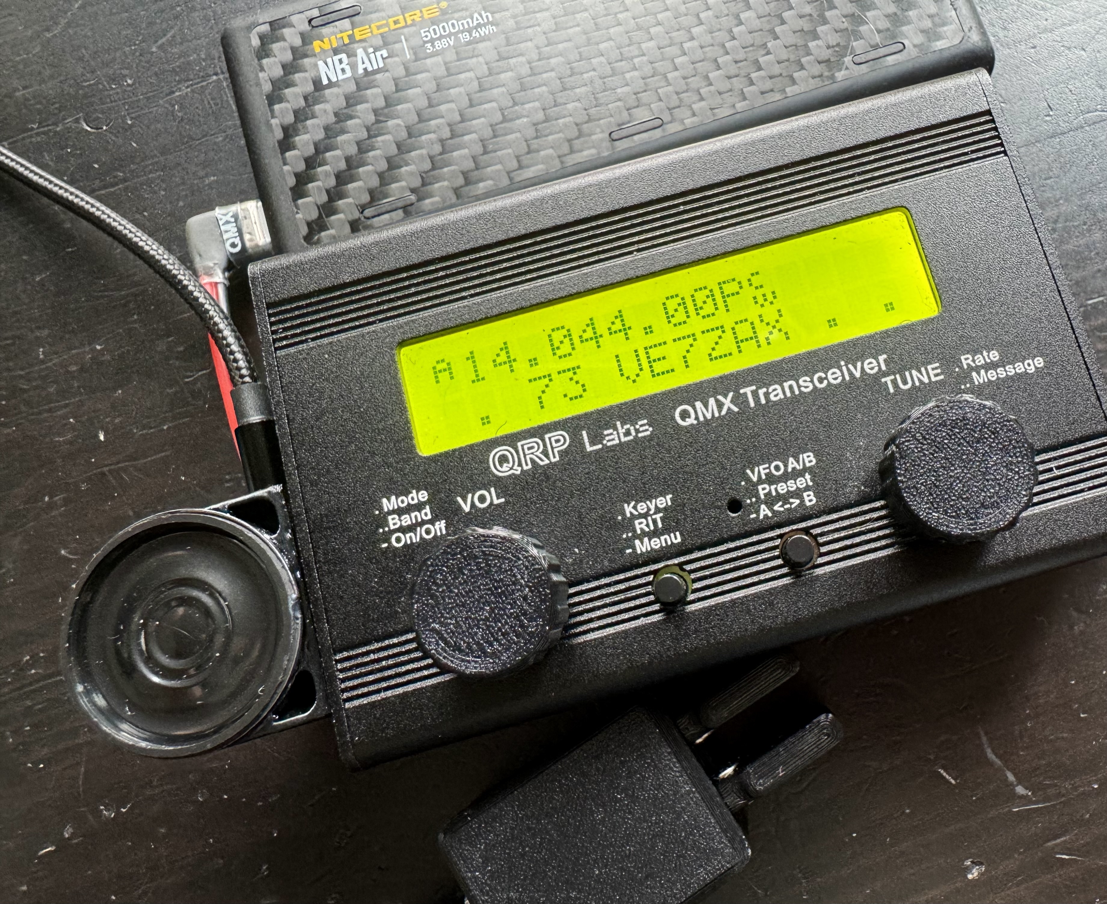 QMX Speaker - Easy sound system for your QRP Labs QMX - VE7ZAX