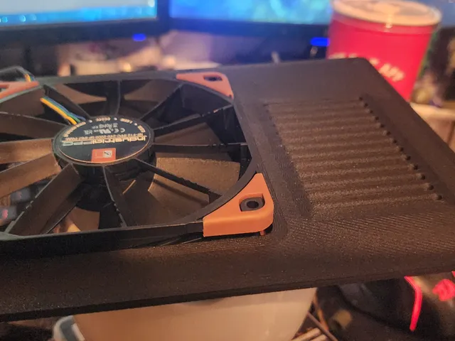 Qidi X-MAX3 back cover for bigger fan 120mm x 120mm x 25mm