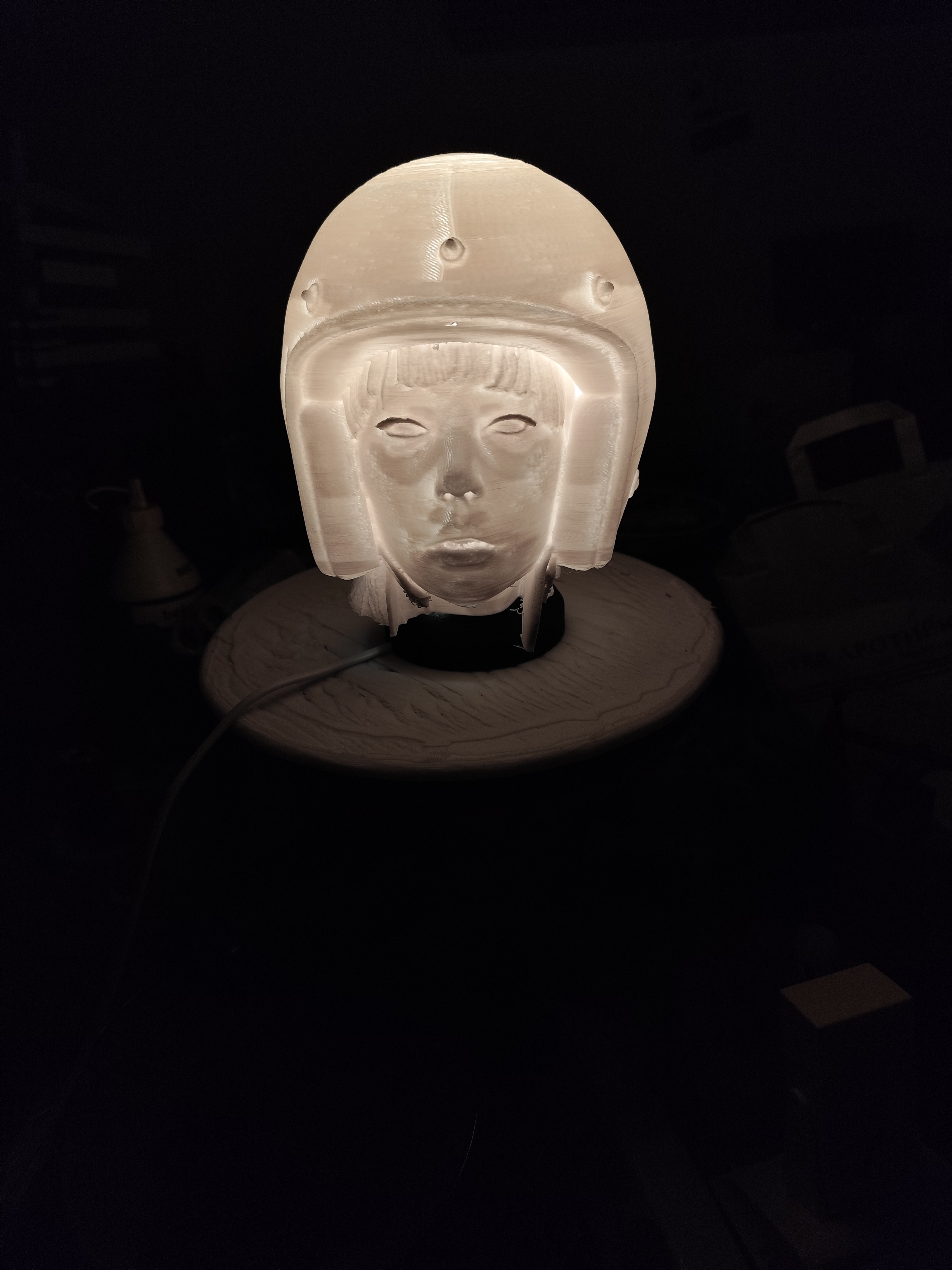 Biker chick bedside lamp — thumbnail 5