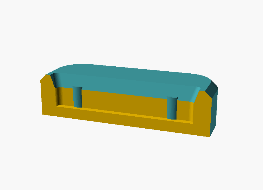 Meeple & Standee Stand Base — Friction Slot Holder for Thin Tokens (Parametric, OpenSCAD)