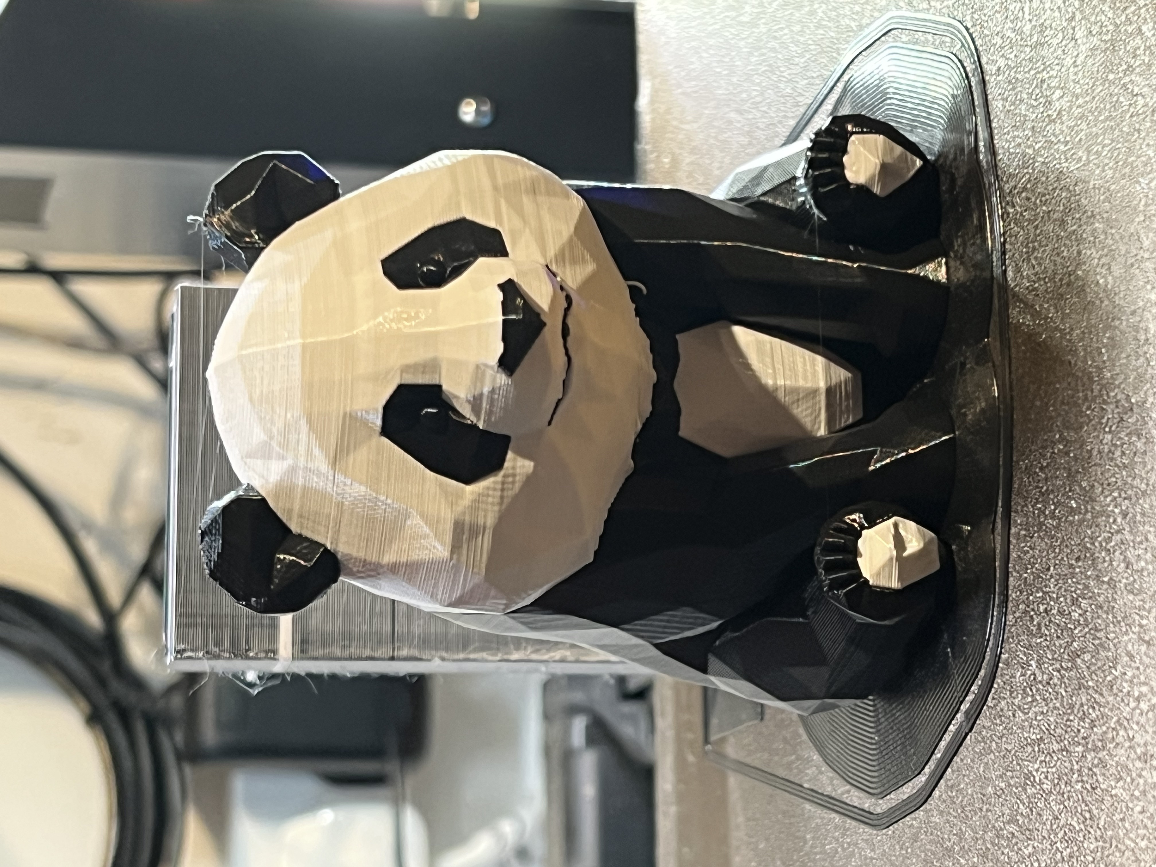 AI Generated Low Poly Giant Panda