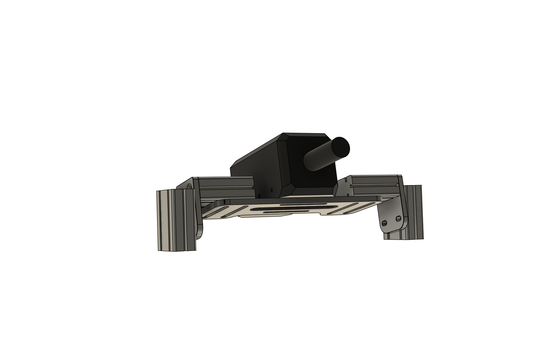 Wheelbase Bottom Mount for several Simrigs 3D model