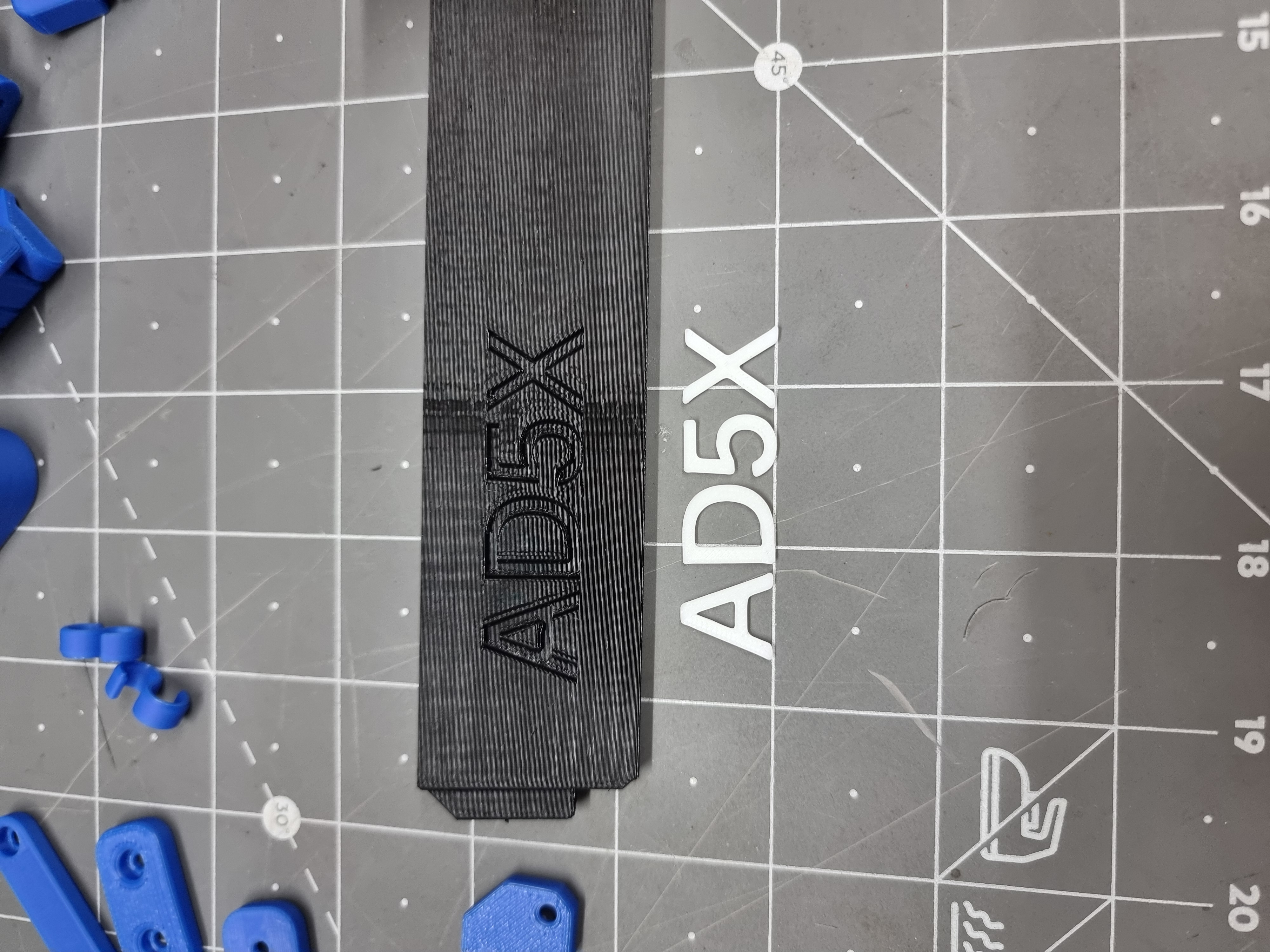 Flashforge AD5X Enclosure Logo Inserts (1mm Low-Profile) — thumbnail 3