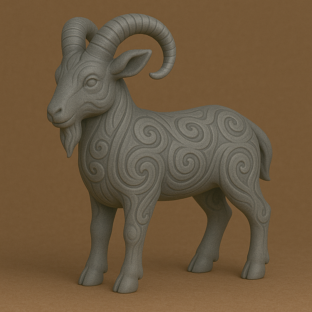 goat sculpture