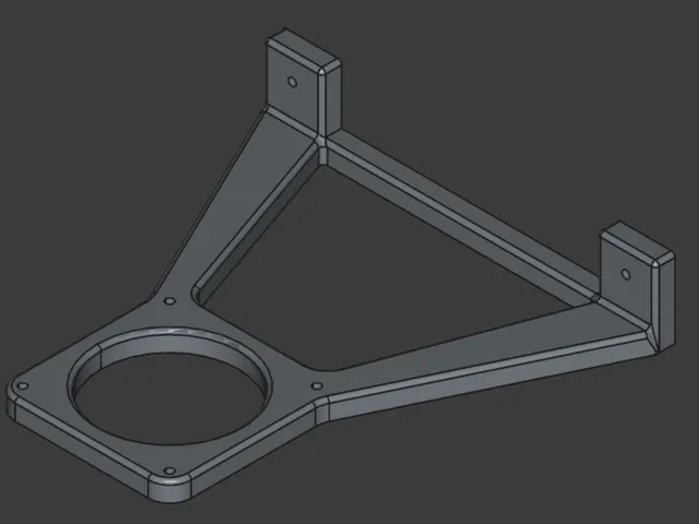Minimalist VESA 75mm mount for portable monitor