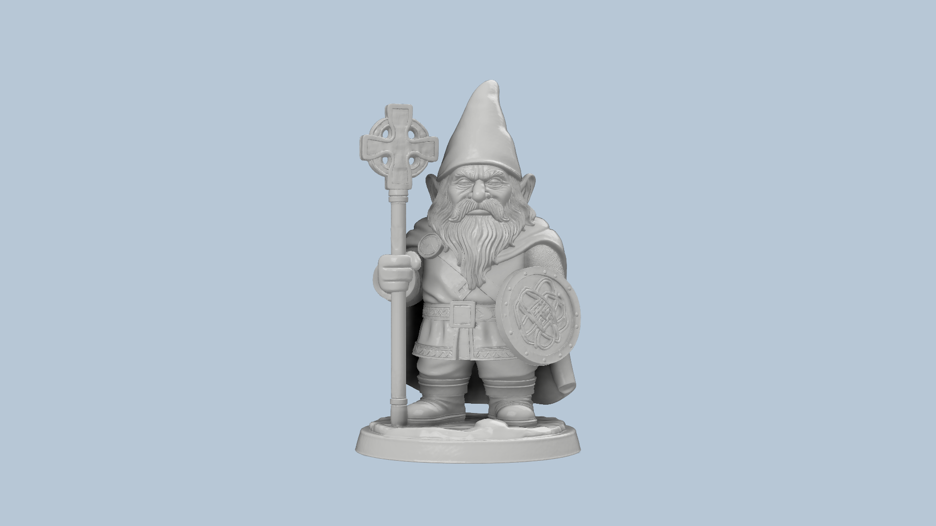 Nordic Priest Garden Gnome Hi-Res