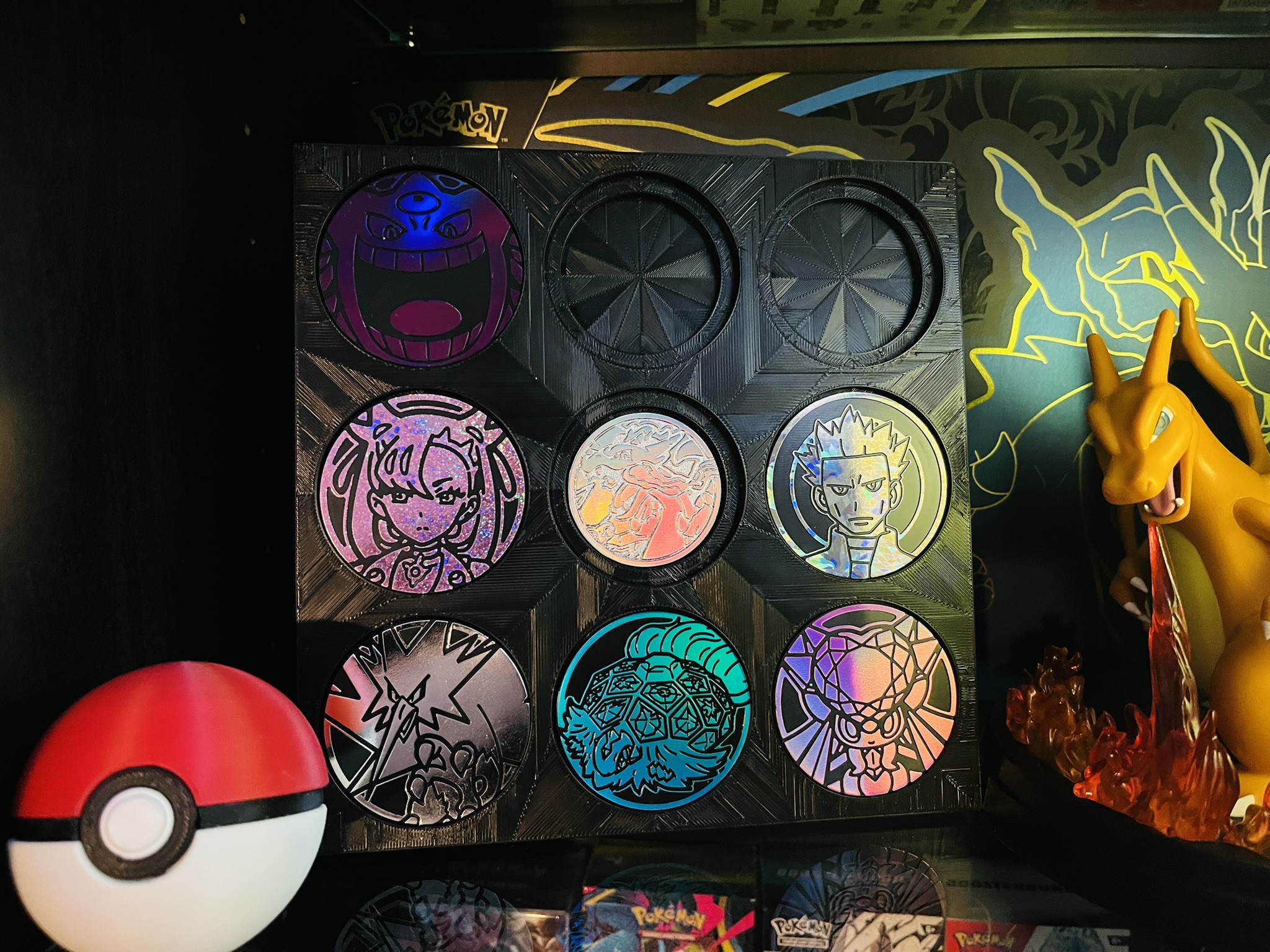 Pokemon TCG coin display stand