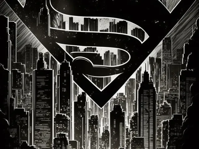 Superman Metropolis HueForge