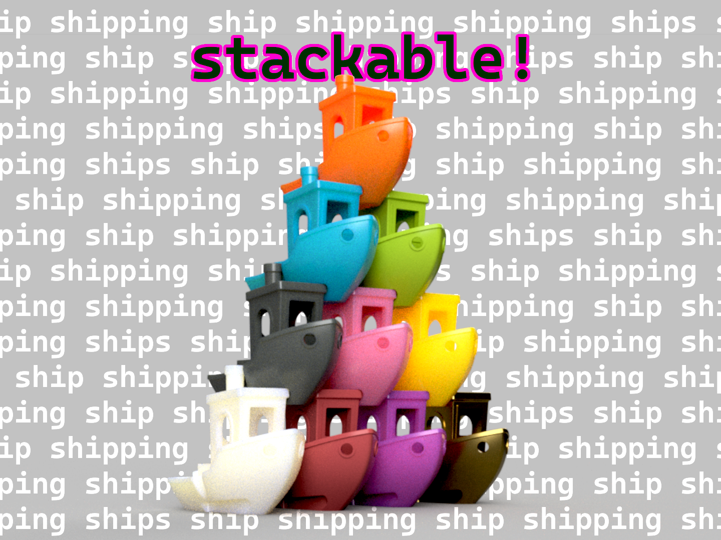 Stackable Benchy